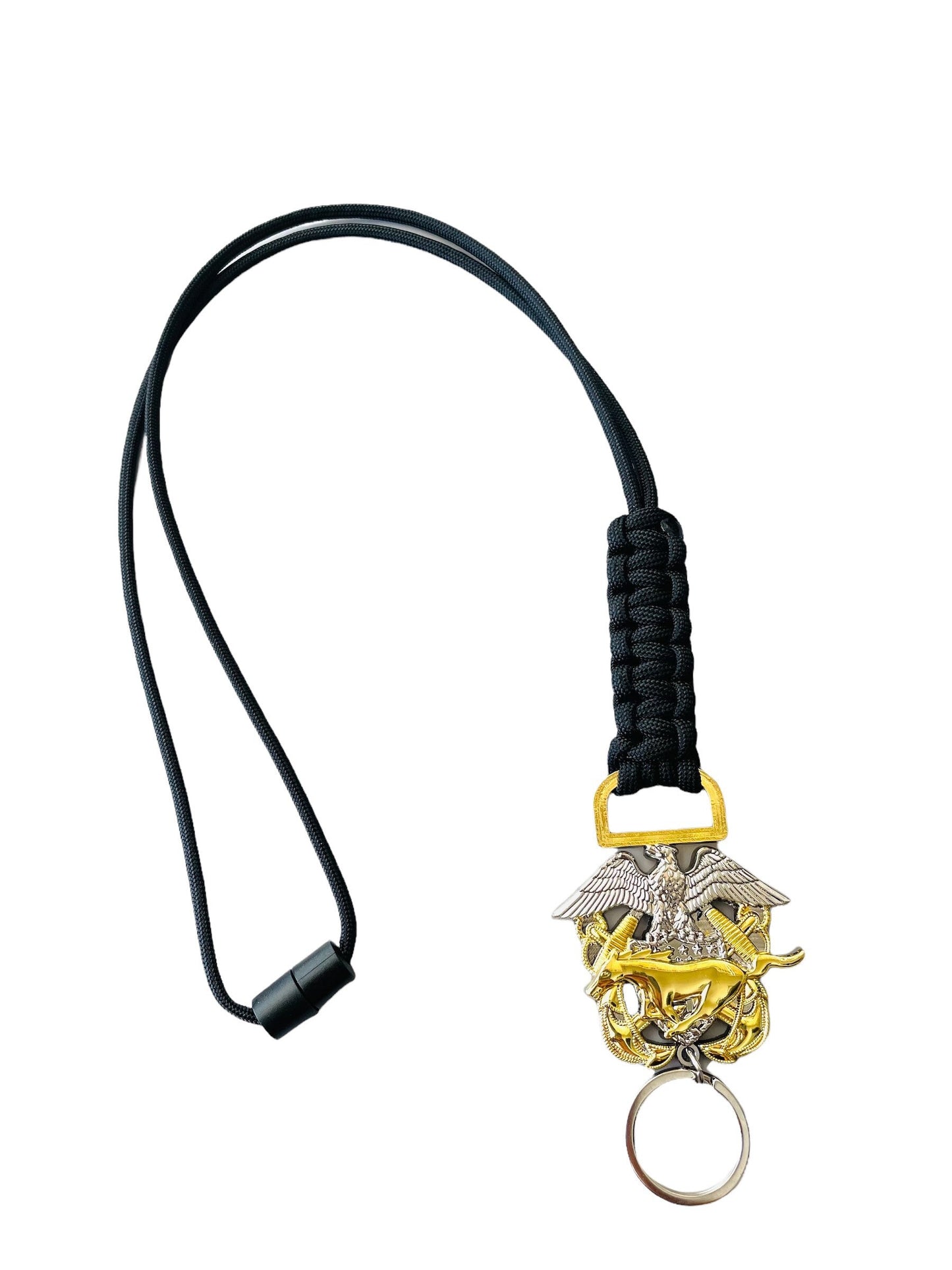 US Navy Mustang Paracord Neck Lanyard.