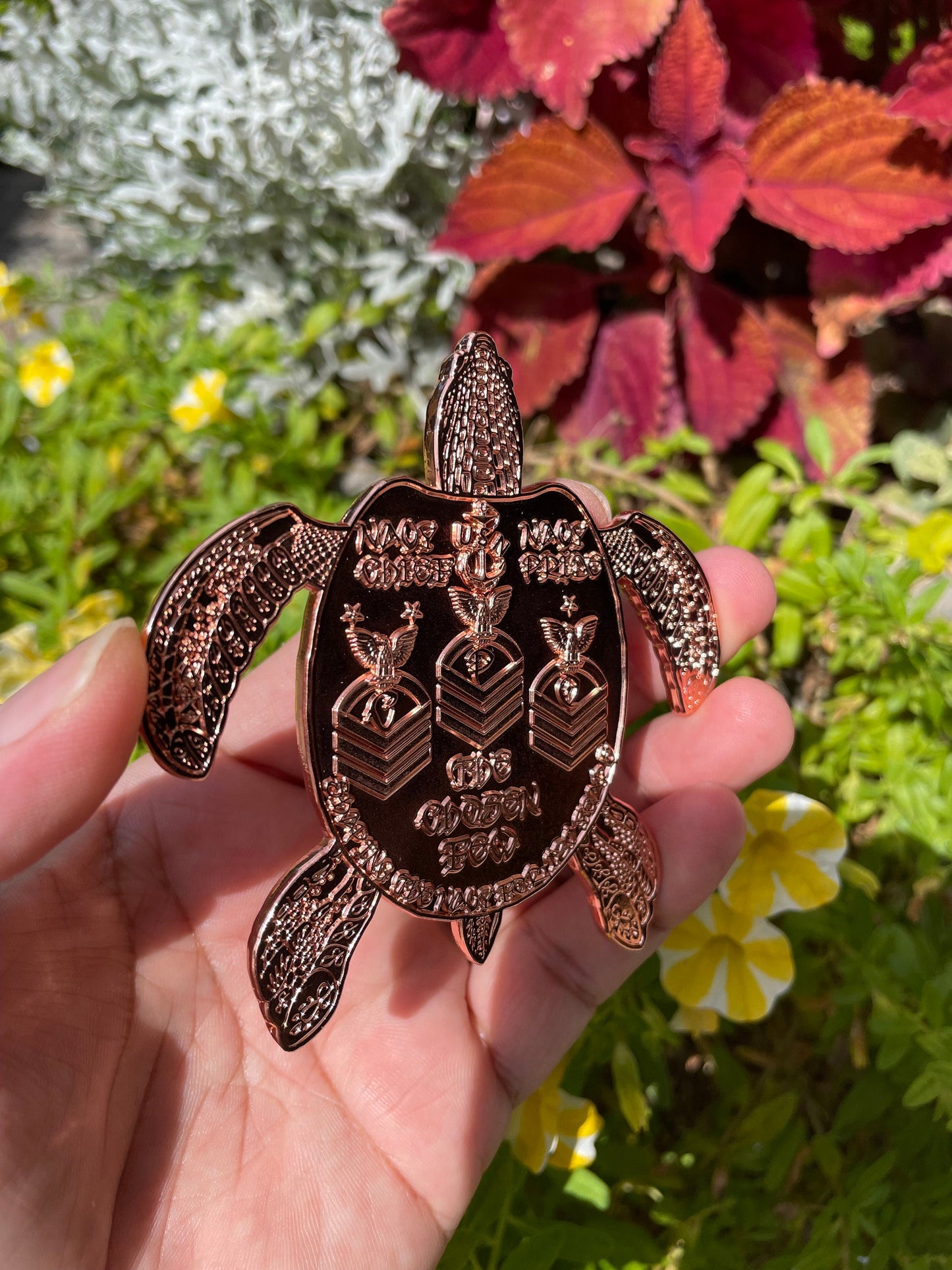 3.5” 130th CPO Birthday Turtle Pride Coin Rose Gold