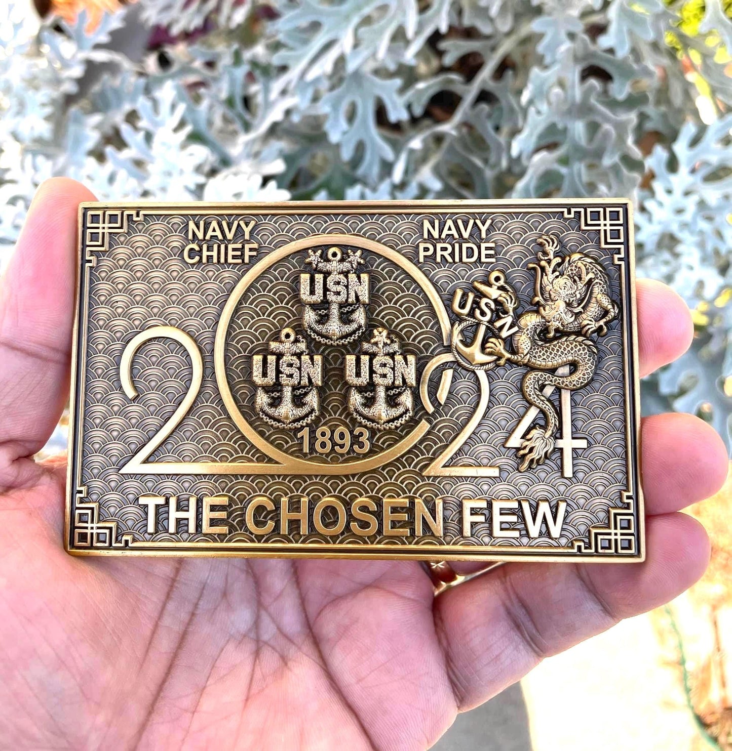 Chinese New Year 2024 Year of the Dragon Challenge Coins