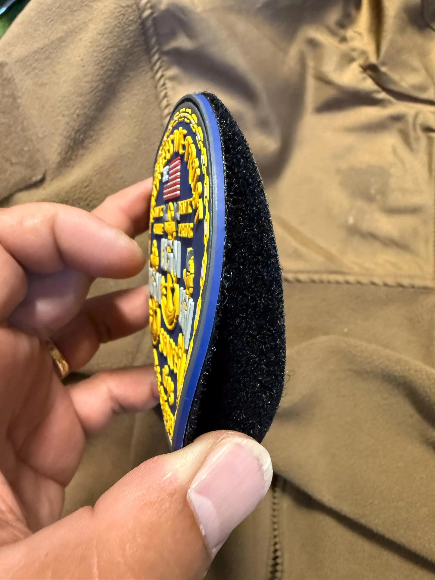 US Navy CPO Mess Glow in the Dark 4” PVC Patch
