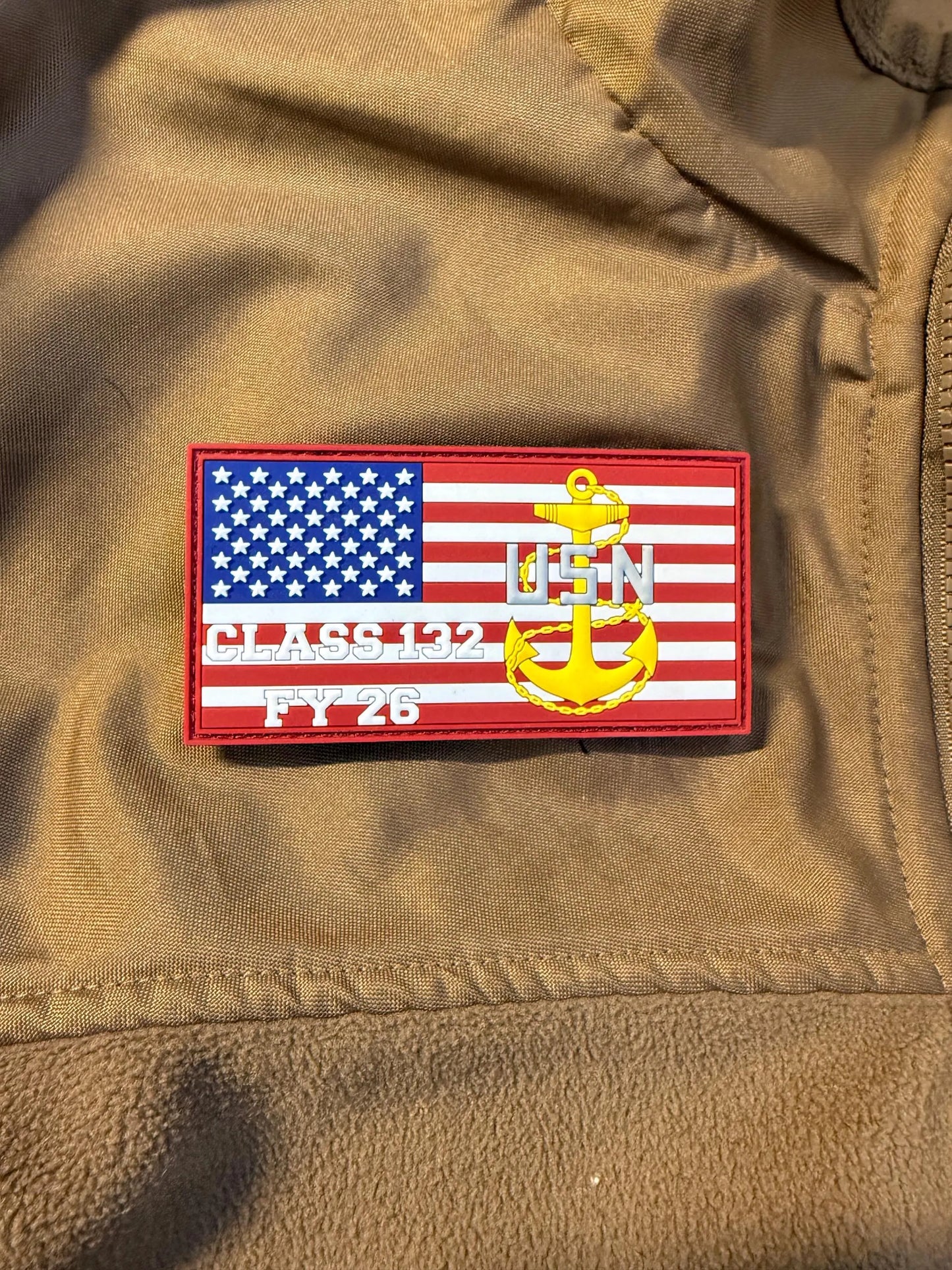 CPO Class 132 FY 26 Glow in the Dark PVC Patches.