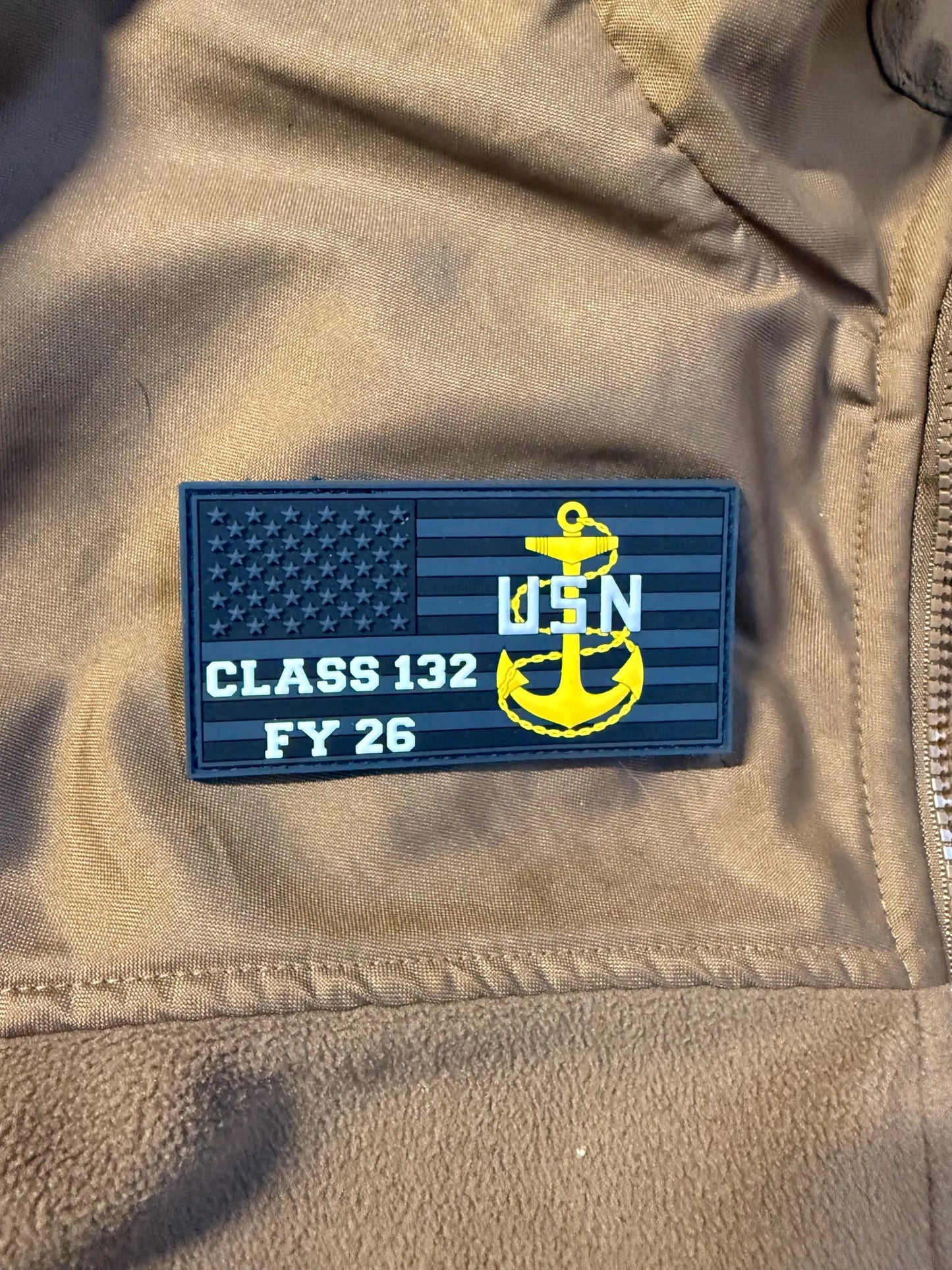 CPO Class 132 FY 26 Glow in the Dark PVC Patches.
