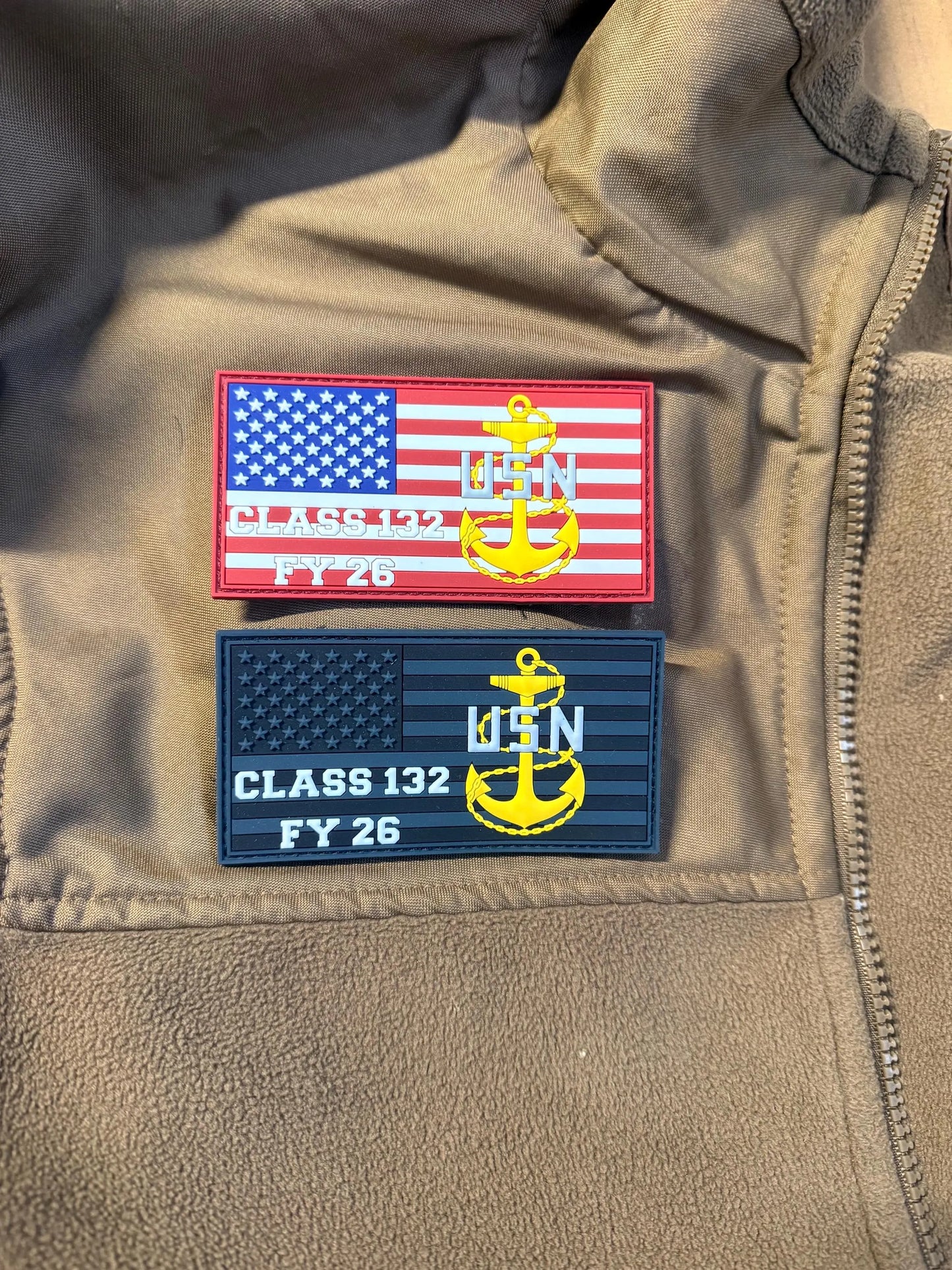 CPO Class 132 FY 26 Glow in the Dark PVC Patches.