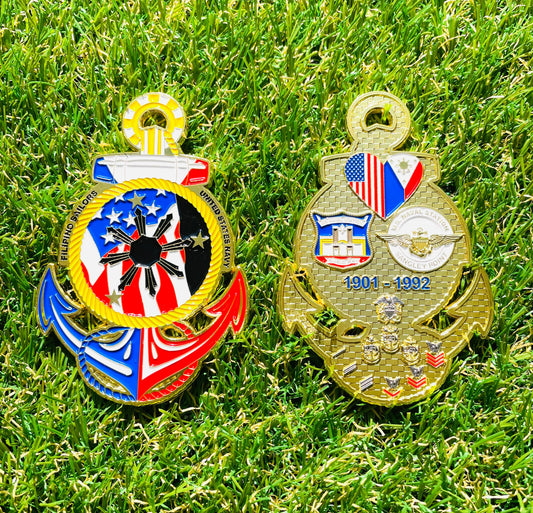 Filipino Sailor USA Challenge Coin