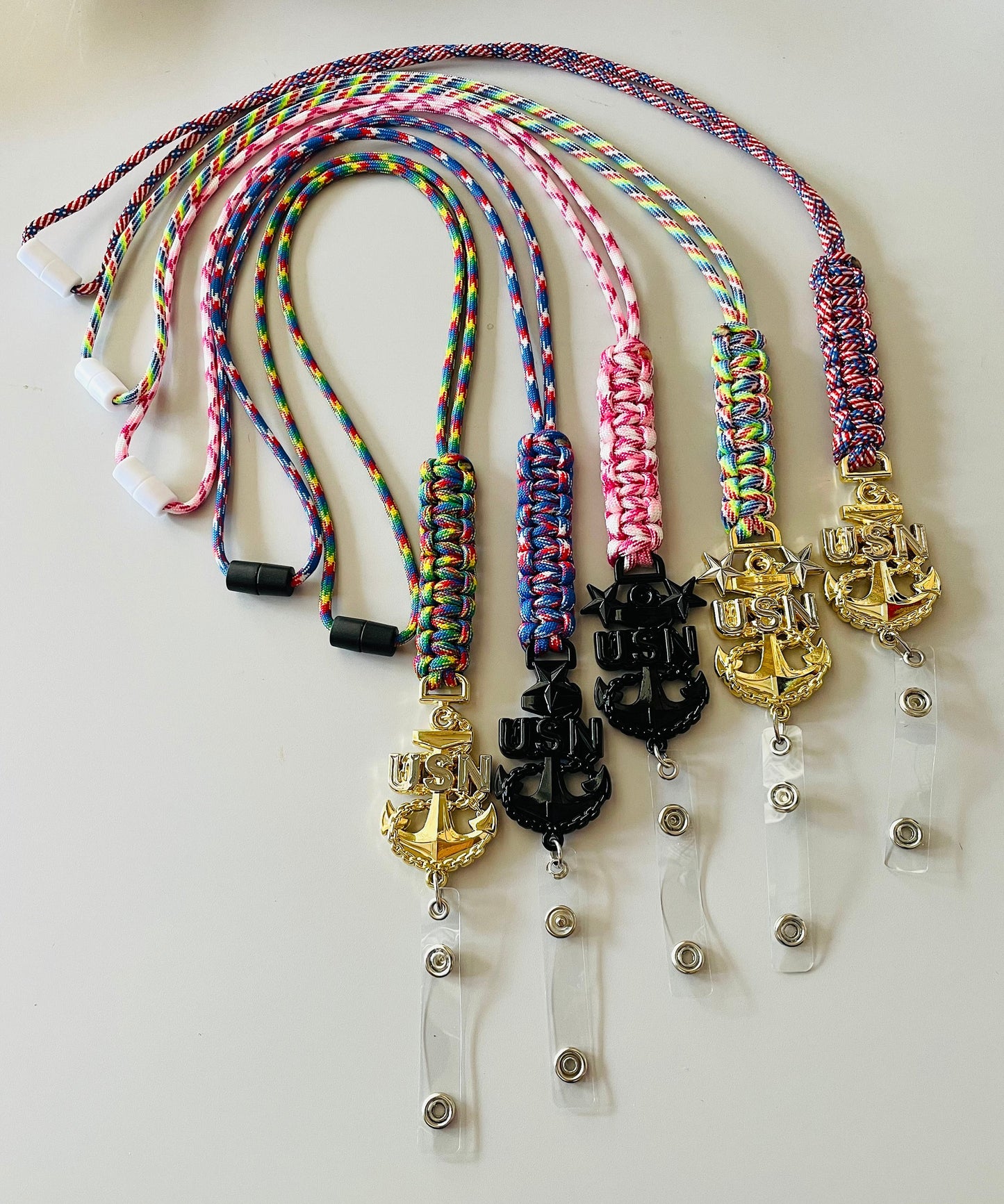 USN E7/E8/E9 Paracord Lanyard