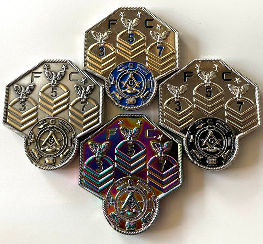 Masonic 357 Challenge Coin