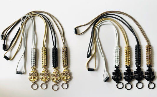 USN CPO Paracord Neck Lanyard