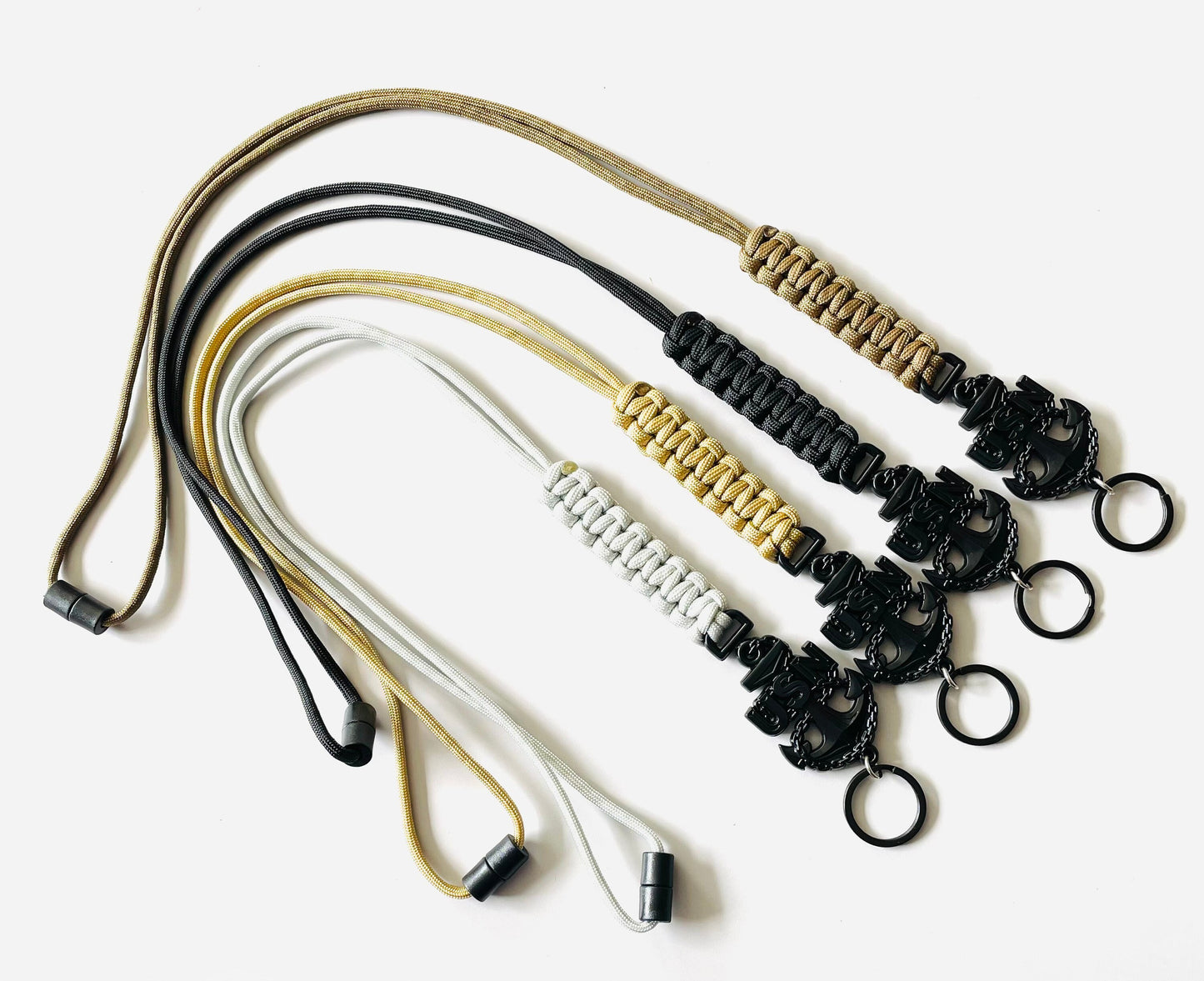 USN CPO Paracord Neck Lanyard