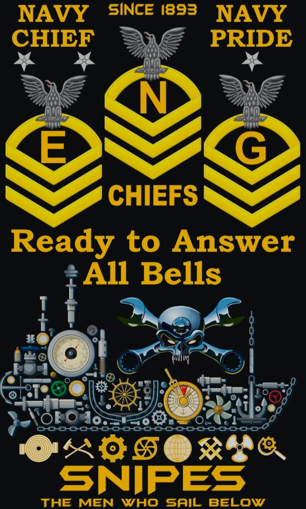 US Navy Snipes CPO Vertical Flag