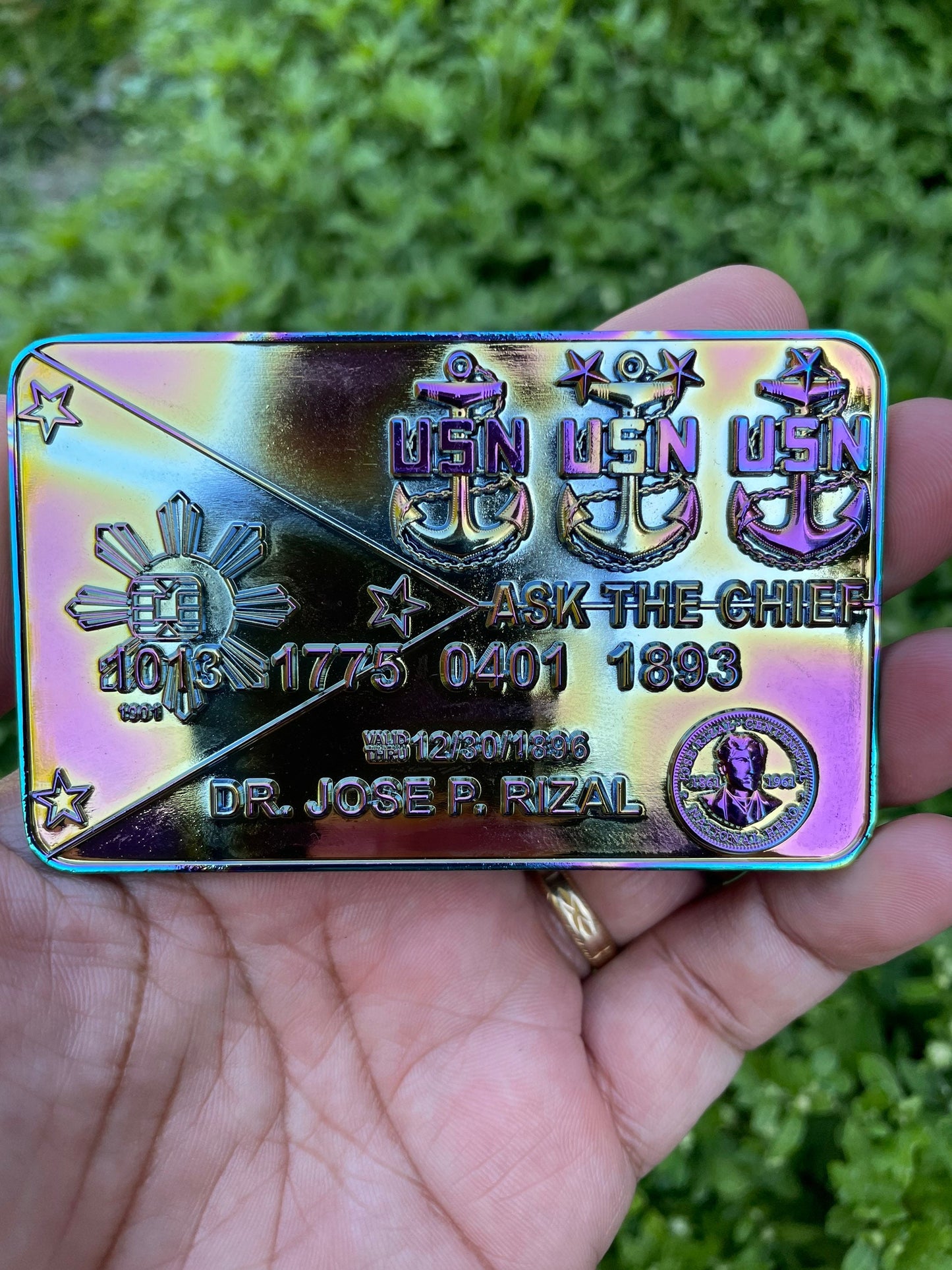 USN TFC Oil Drip Challenge Coin