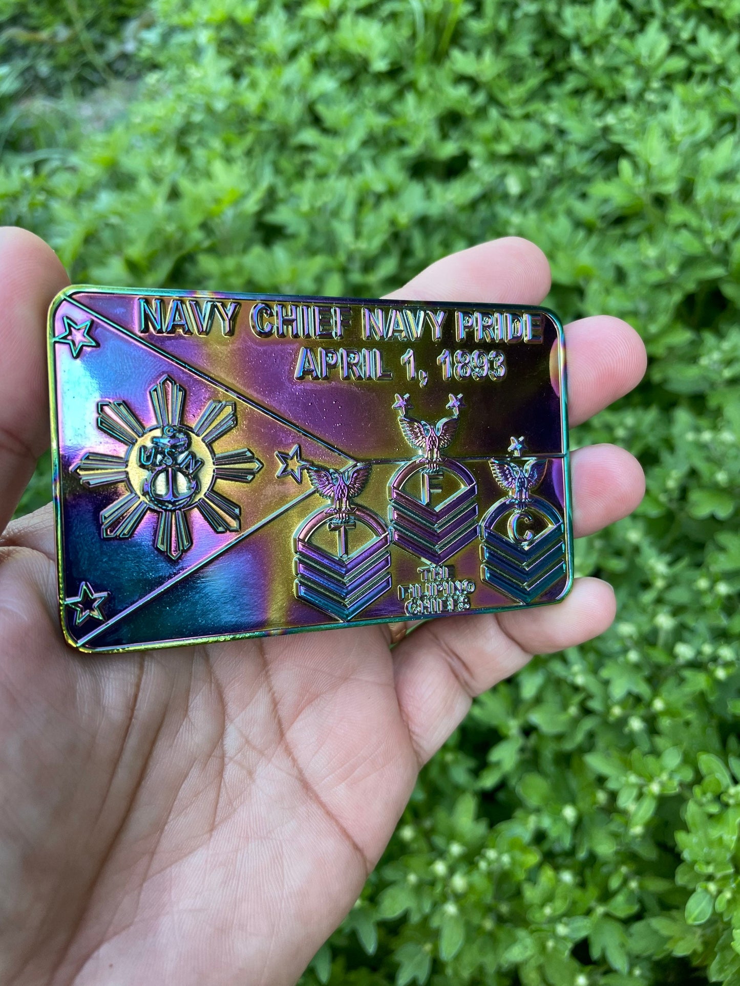 USN TFC Oil Drip Challenge Coin