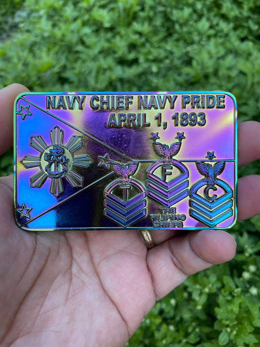 USN TFC Oil Drip Challenge Coin
