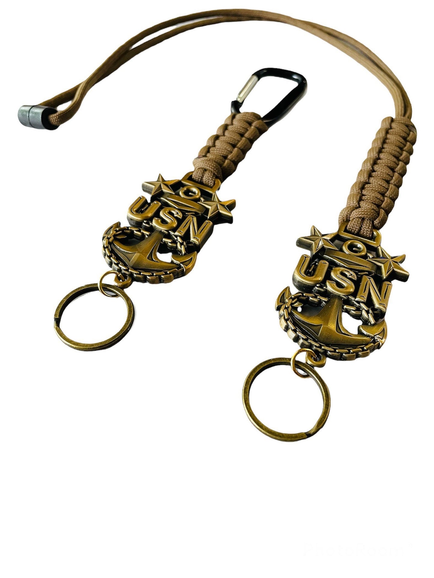 US Navy Master Chief Petty Officer E9 Paracord Lanyard or Keychain.