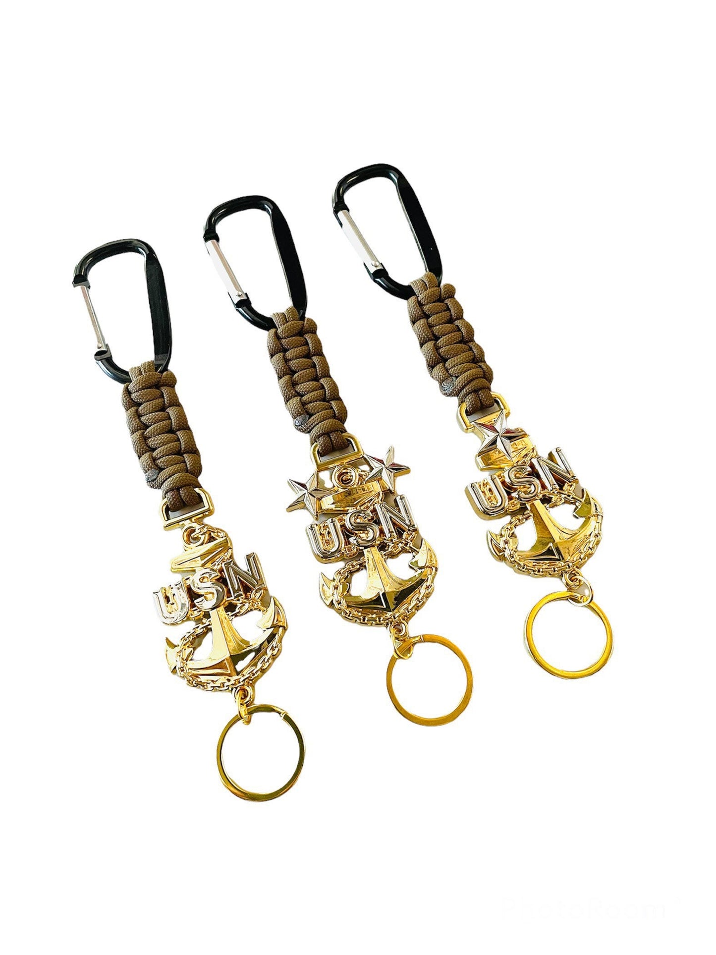 USN E7/E8/E9 paracord keychains