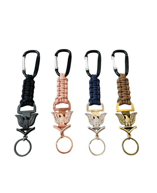 USN 3rd Class Petty Officer Paracord Keychains.