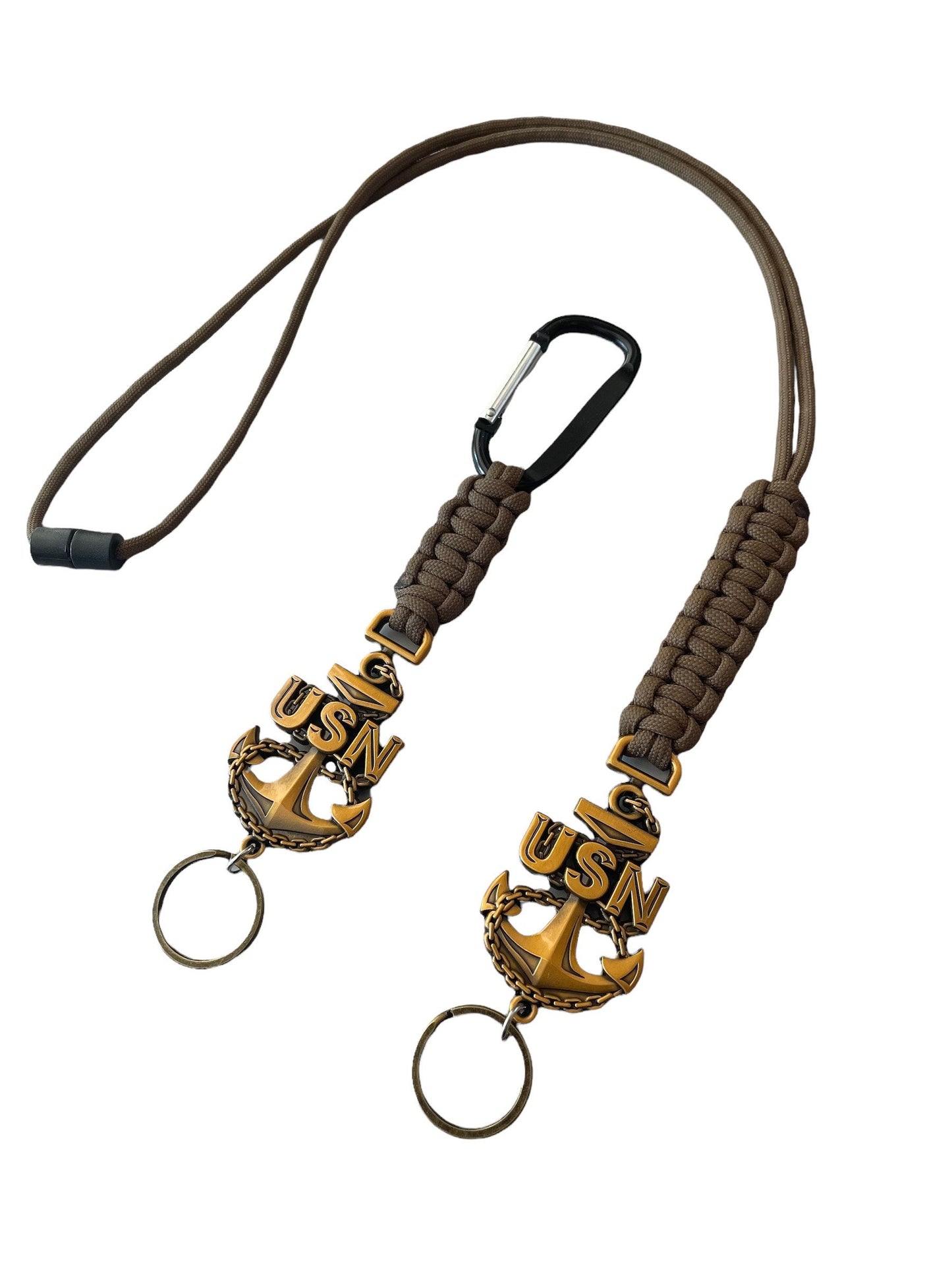 US Navy Chief Petty Officer E7 Paracord Lanyard or Keychain.