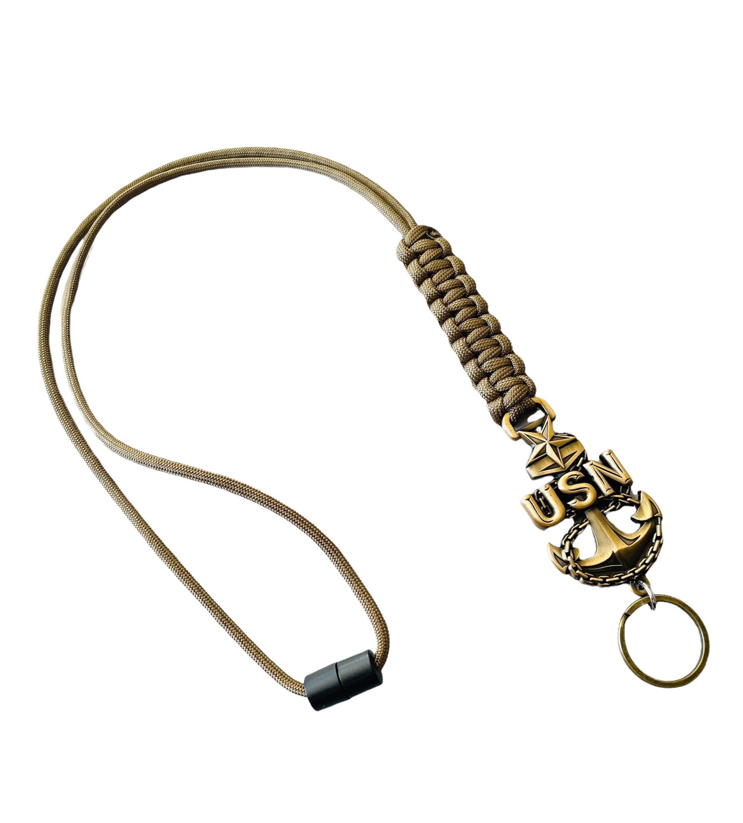 US Navy Senior Chief Petty Officer E8 Paracord Lanyard or Keychain.