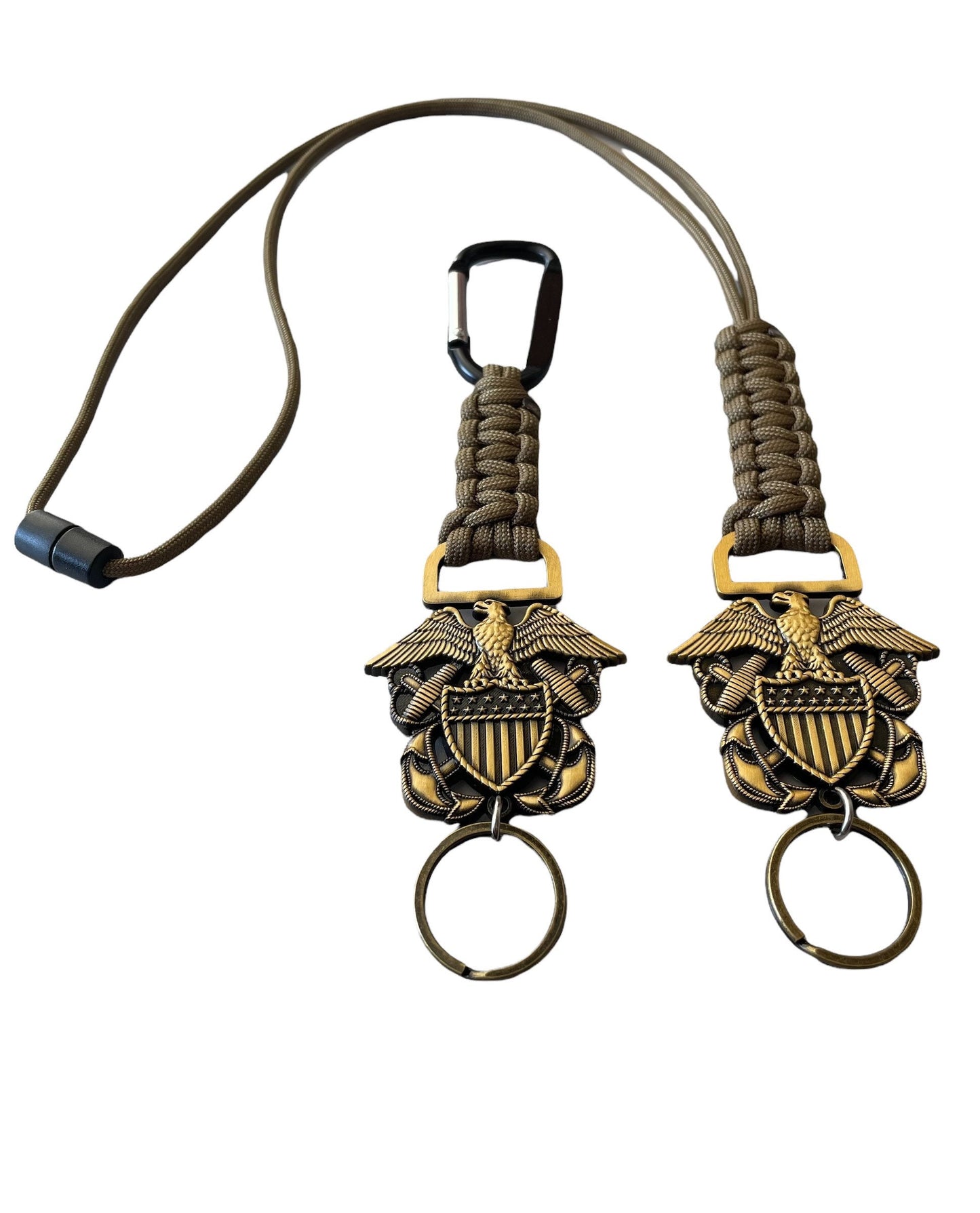 US Naval Officers Paracord Lanyand or Keychain