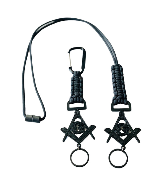 Masonic /G\ Paracord Keychain or Lanyard