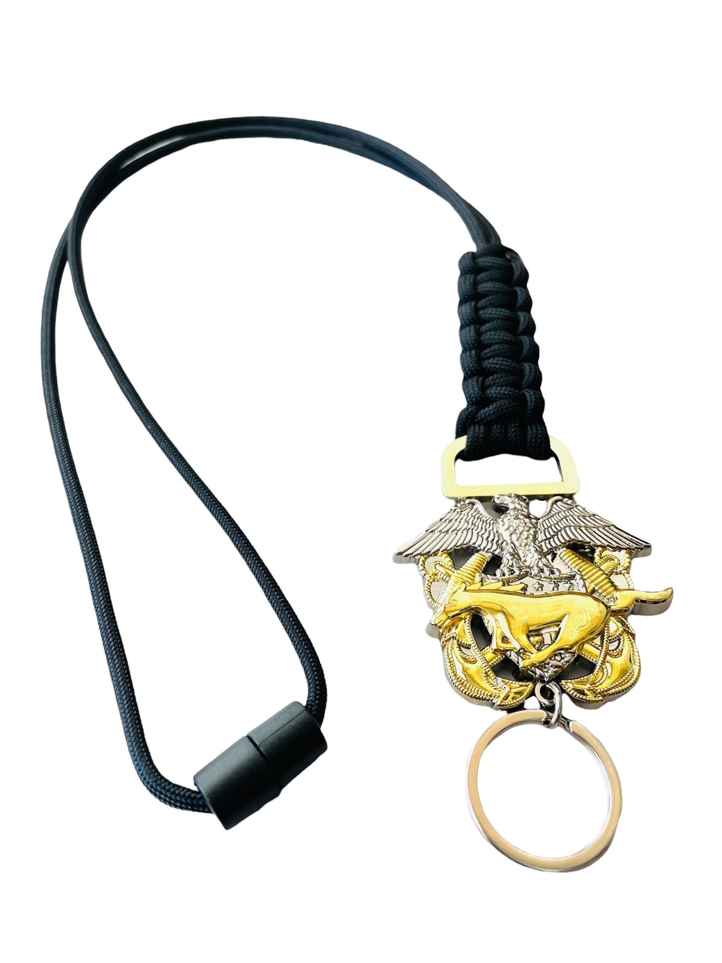 US Navy Mustang Paracord Neck Lanyard.