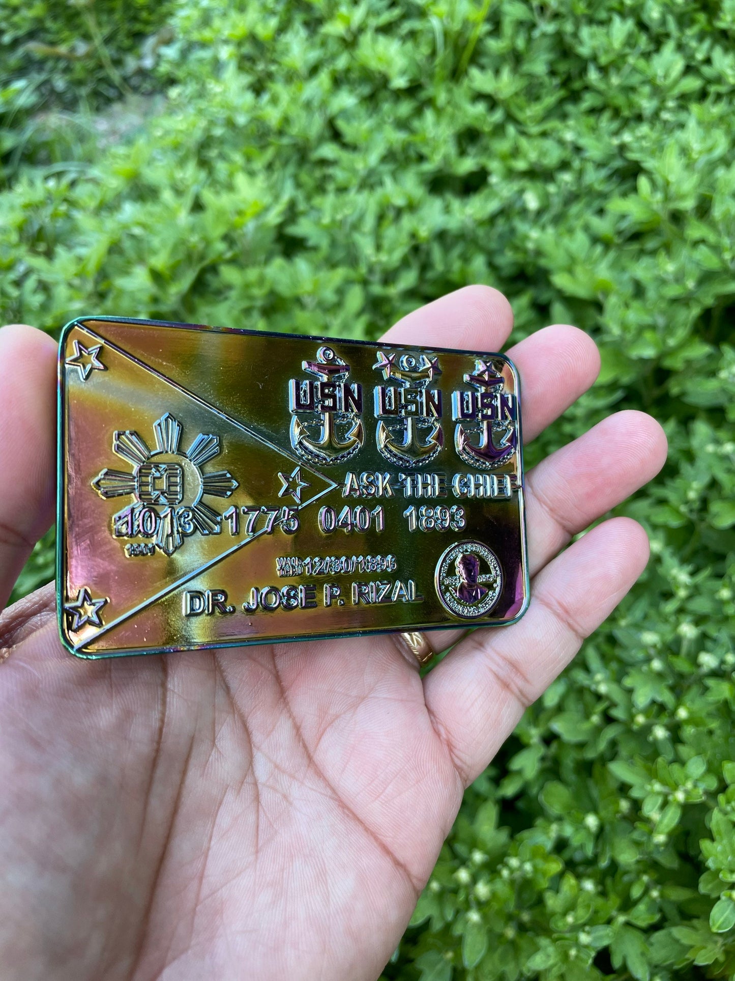 USN TFC Oil Drip Challenge Coin