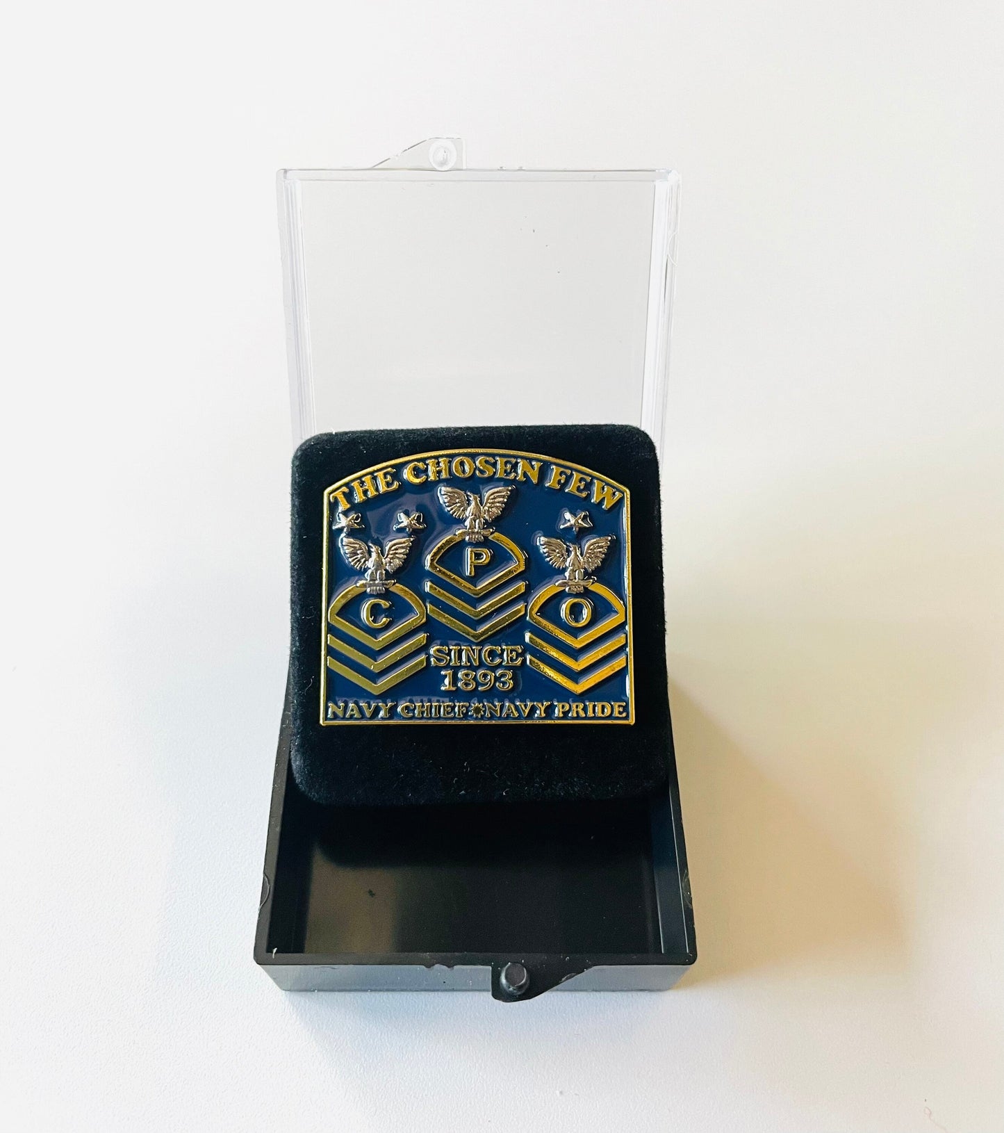 USN CPO Lapel Pin