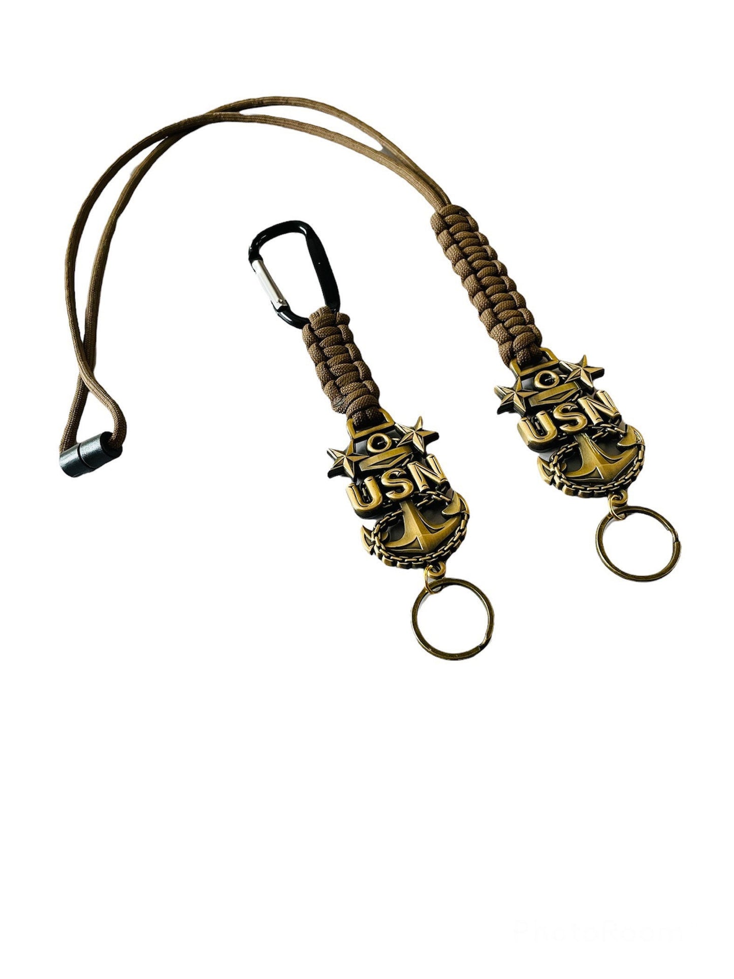 US Navy Master Chief Petty Officer E9 Paracord Lanyard or Keychain.