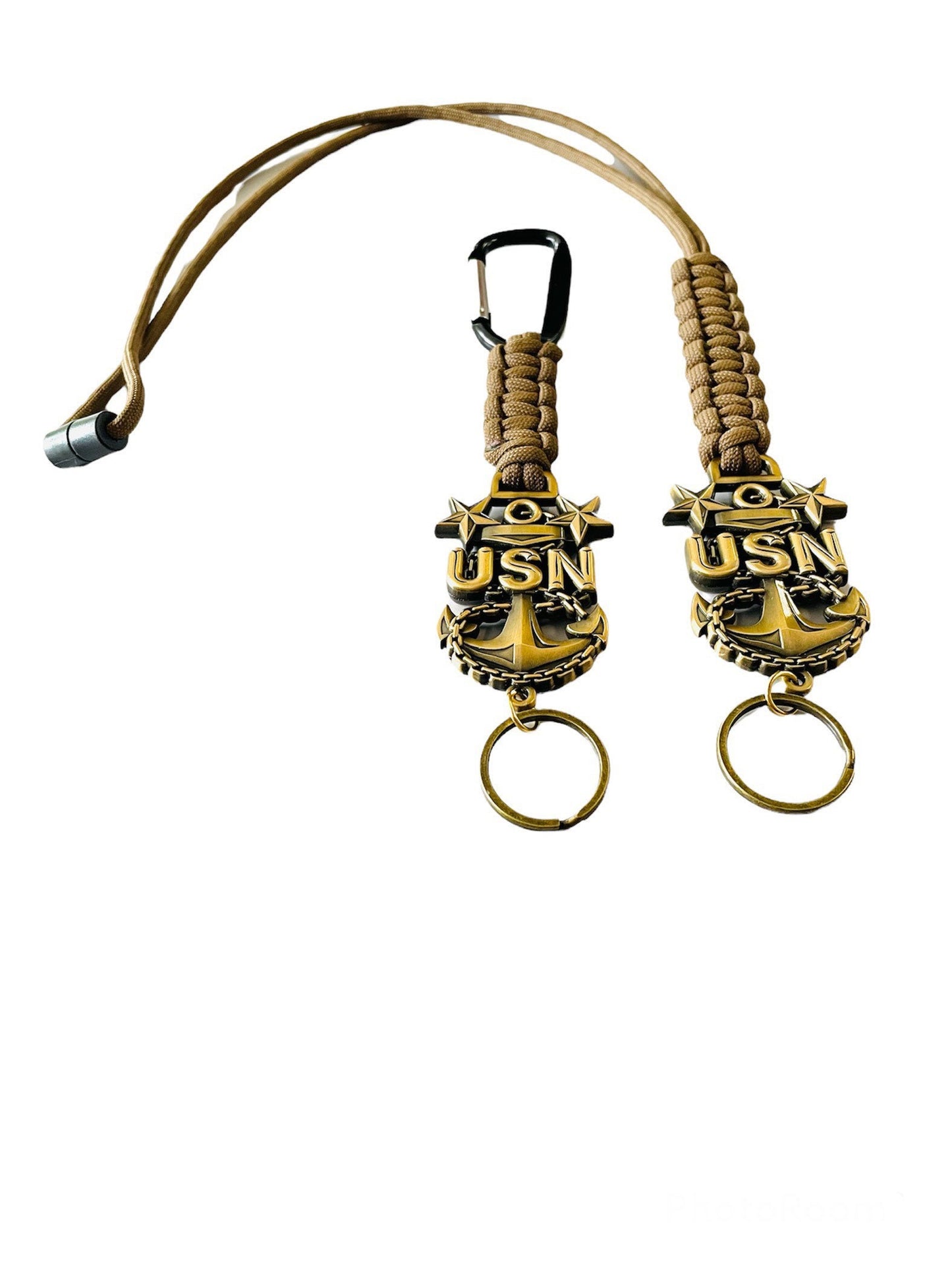 US Navy Master Chief Petty Officer E9 Paracord Lanyard or Keychain.
