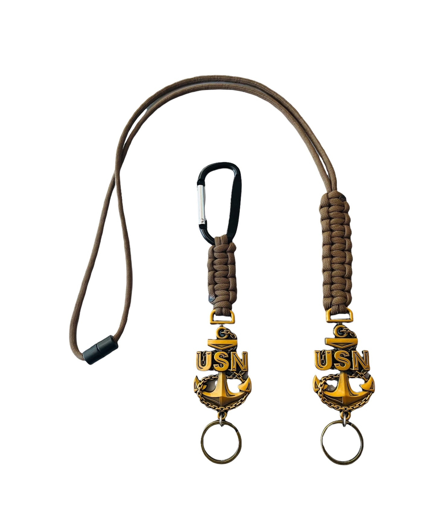 US Navy Chief Petty Officer E7 Paracord Lanyard or Keychain.