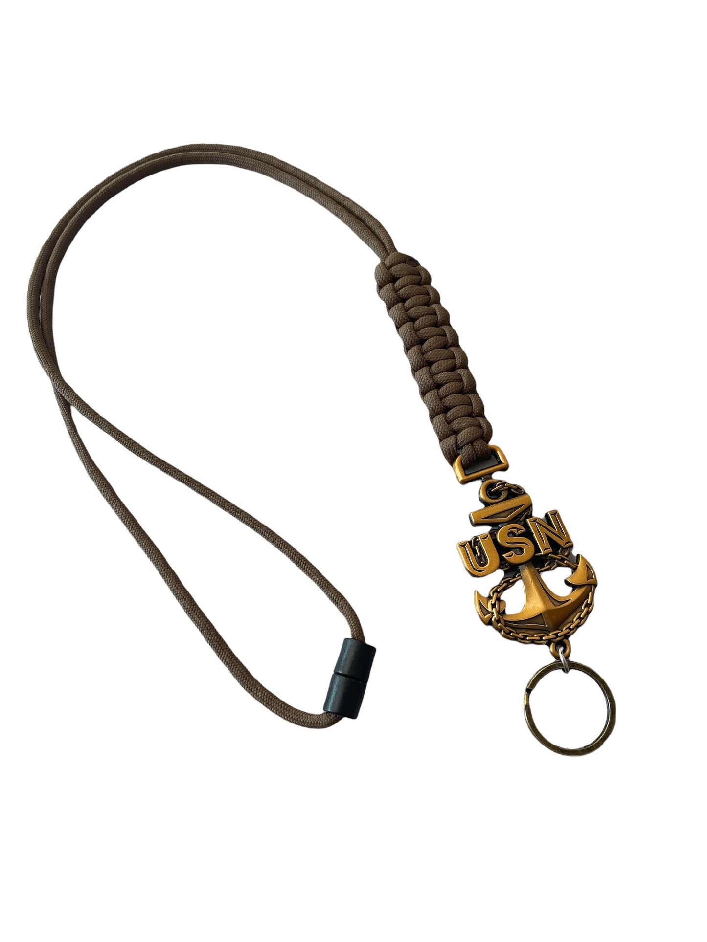 US Navy Chief Petty Officer E7 Paracord Lanyard or Keychain.