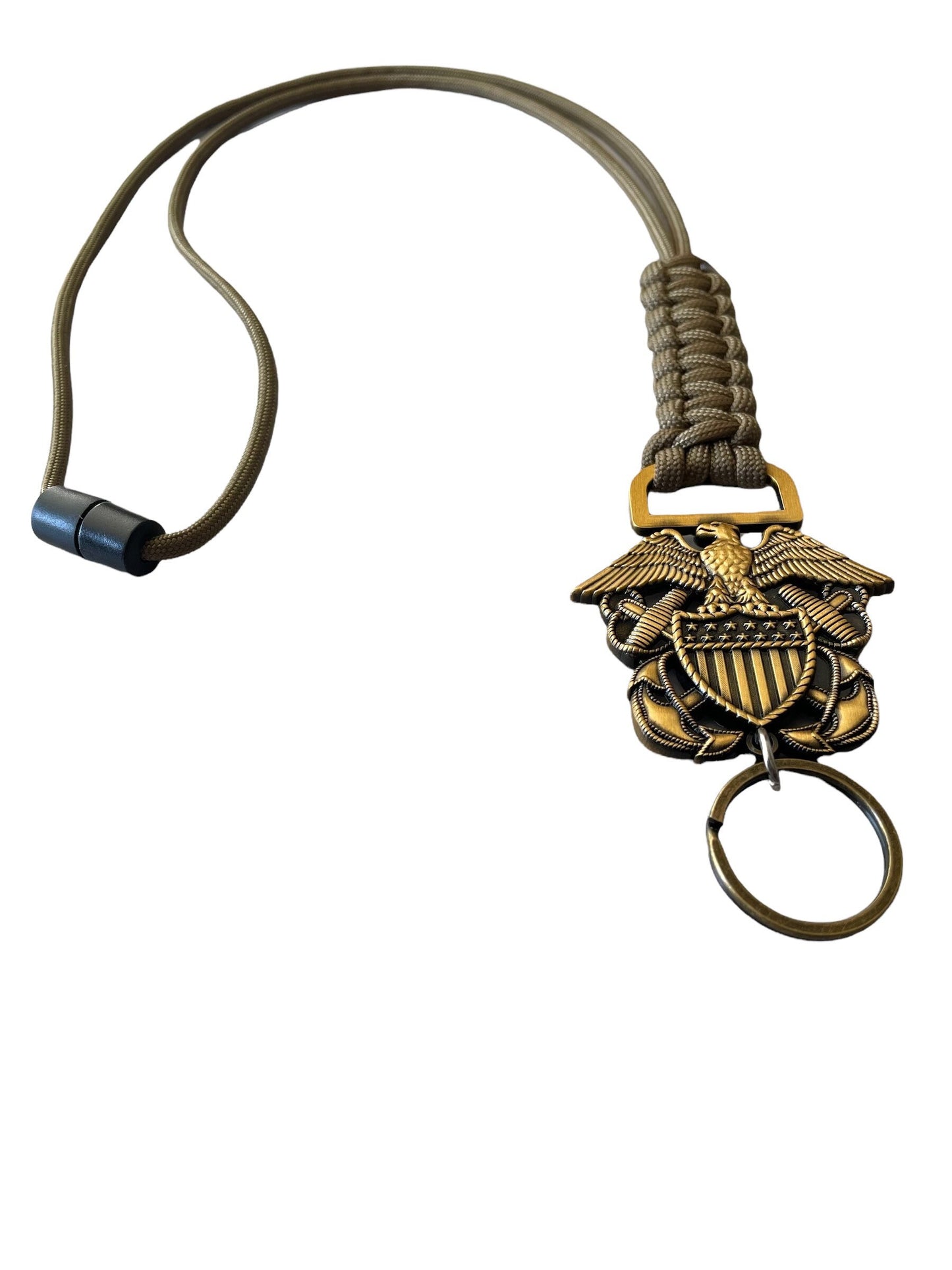 US Naval Officers Paracord Lanyand or Keychain
