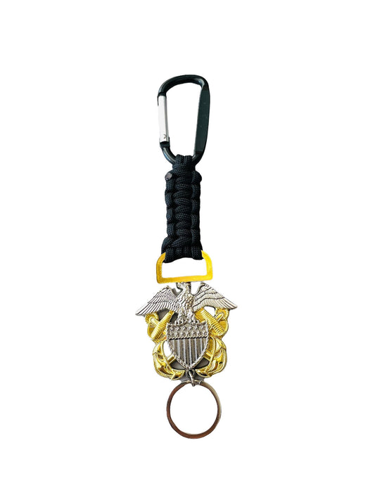 US Naval Officer Paracord Keychain.