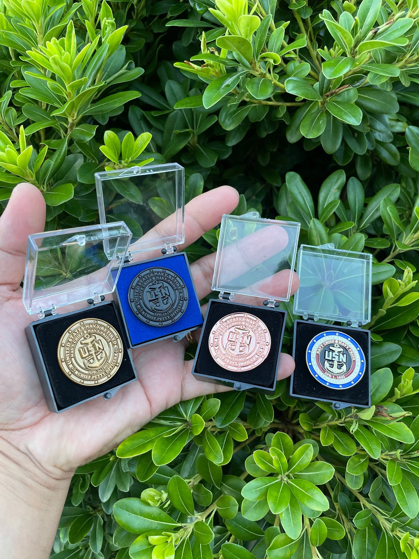 USN Retired Chief Lapel Pins