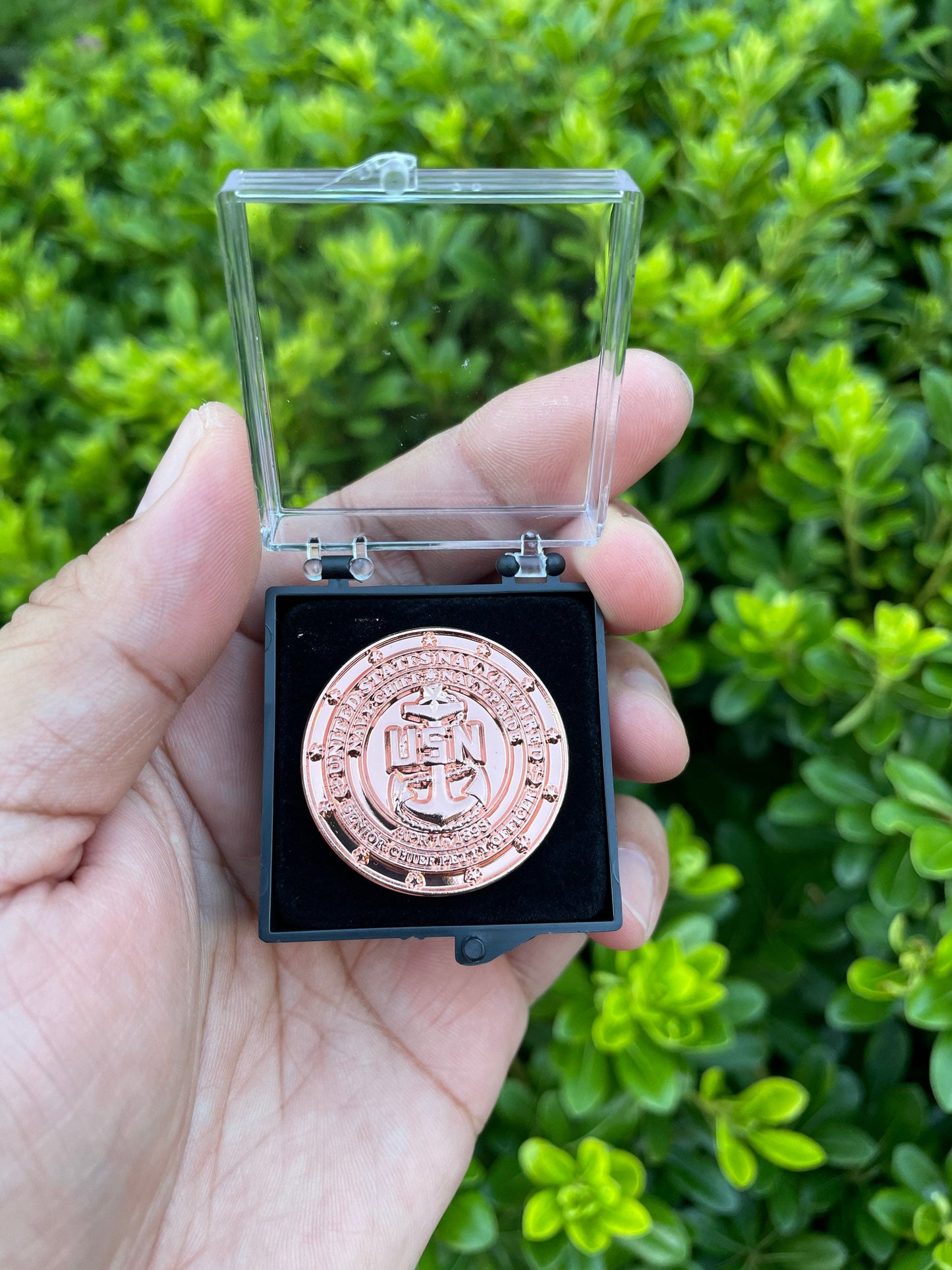 USN Retired Senior Chief Lapel Pins