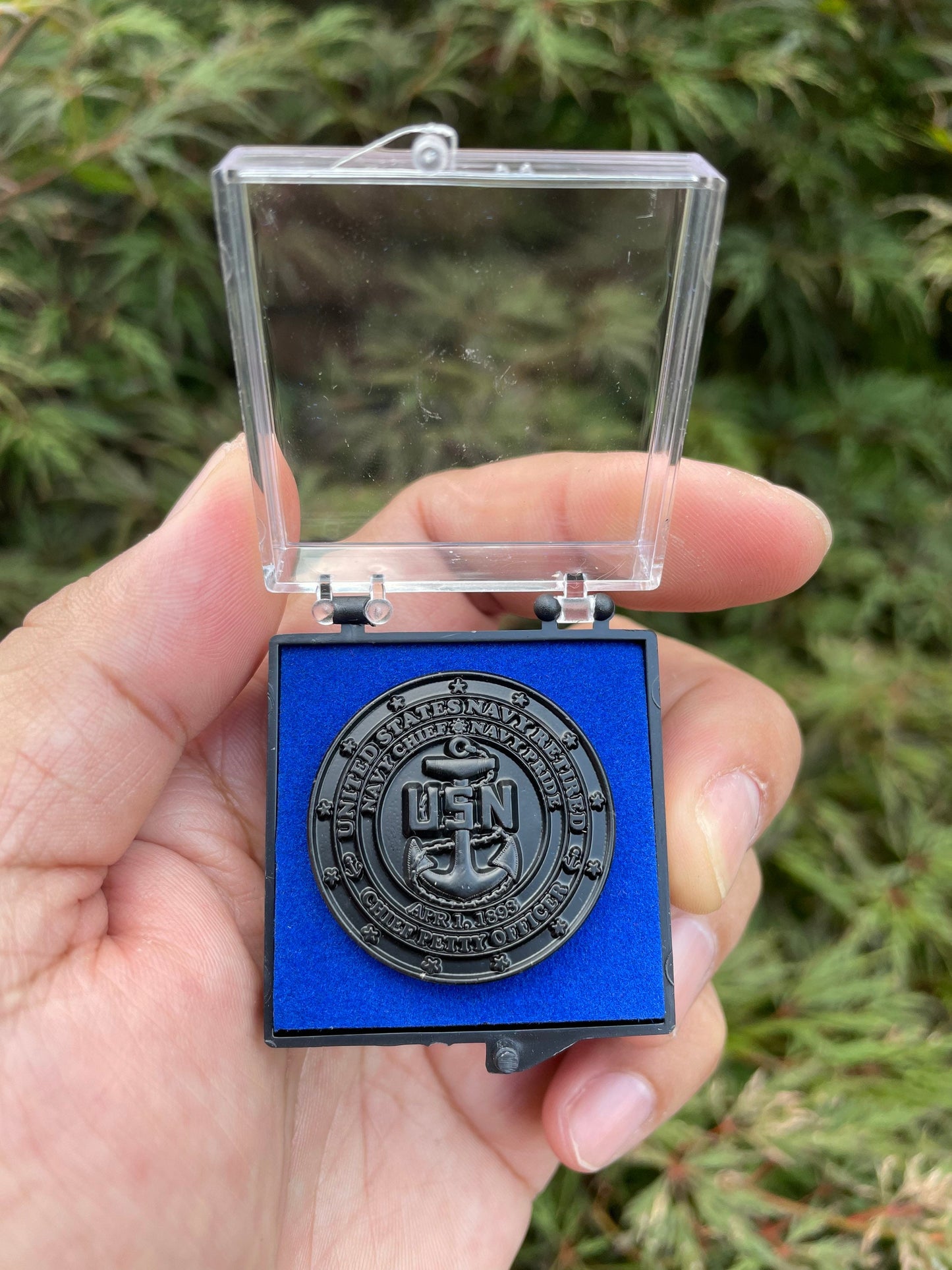 USN Retired Chief Lapel Pins
