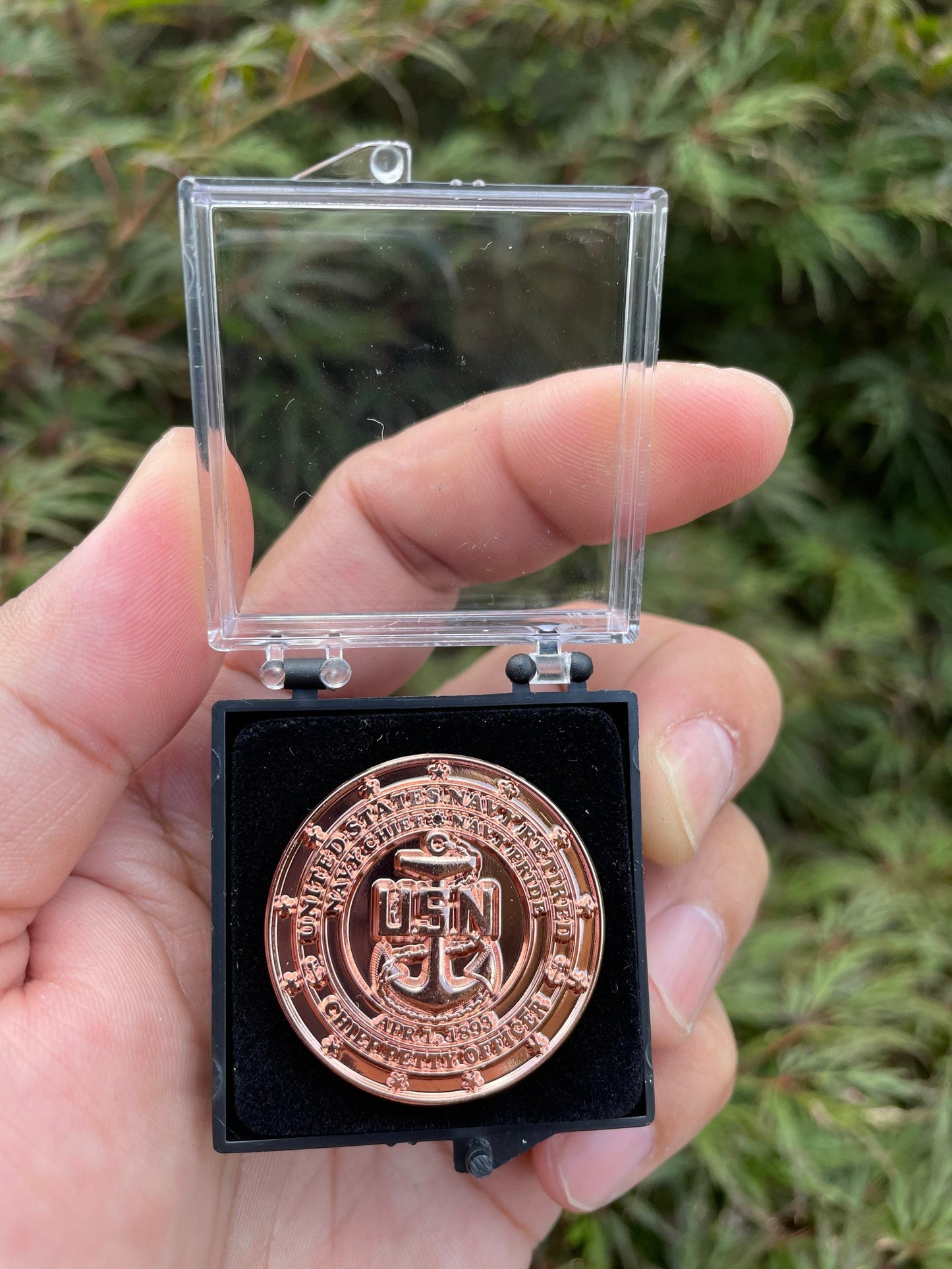 USN Retired Chief Lapel Pins