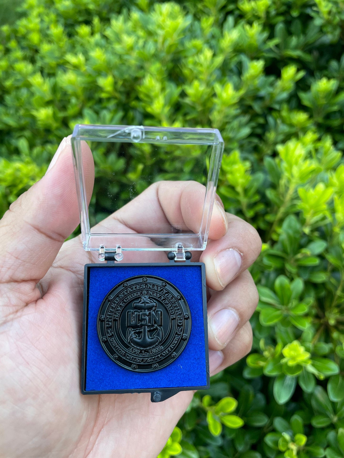 USN Retired Senior Chief Lapel Pins