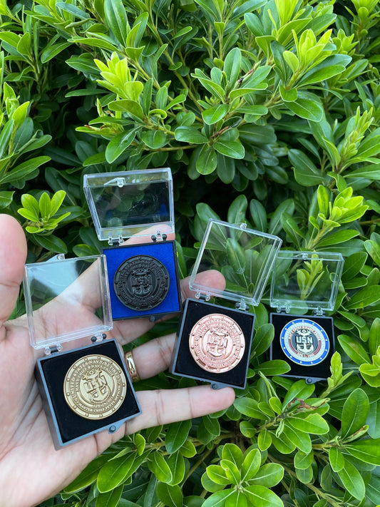 USN Retired Master Chief Lapel Pin