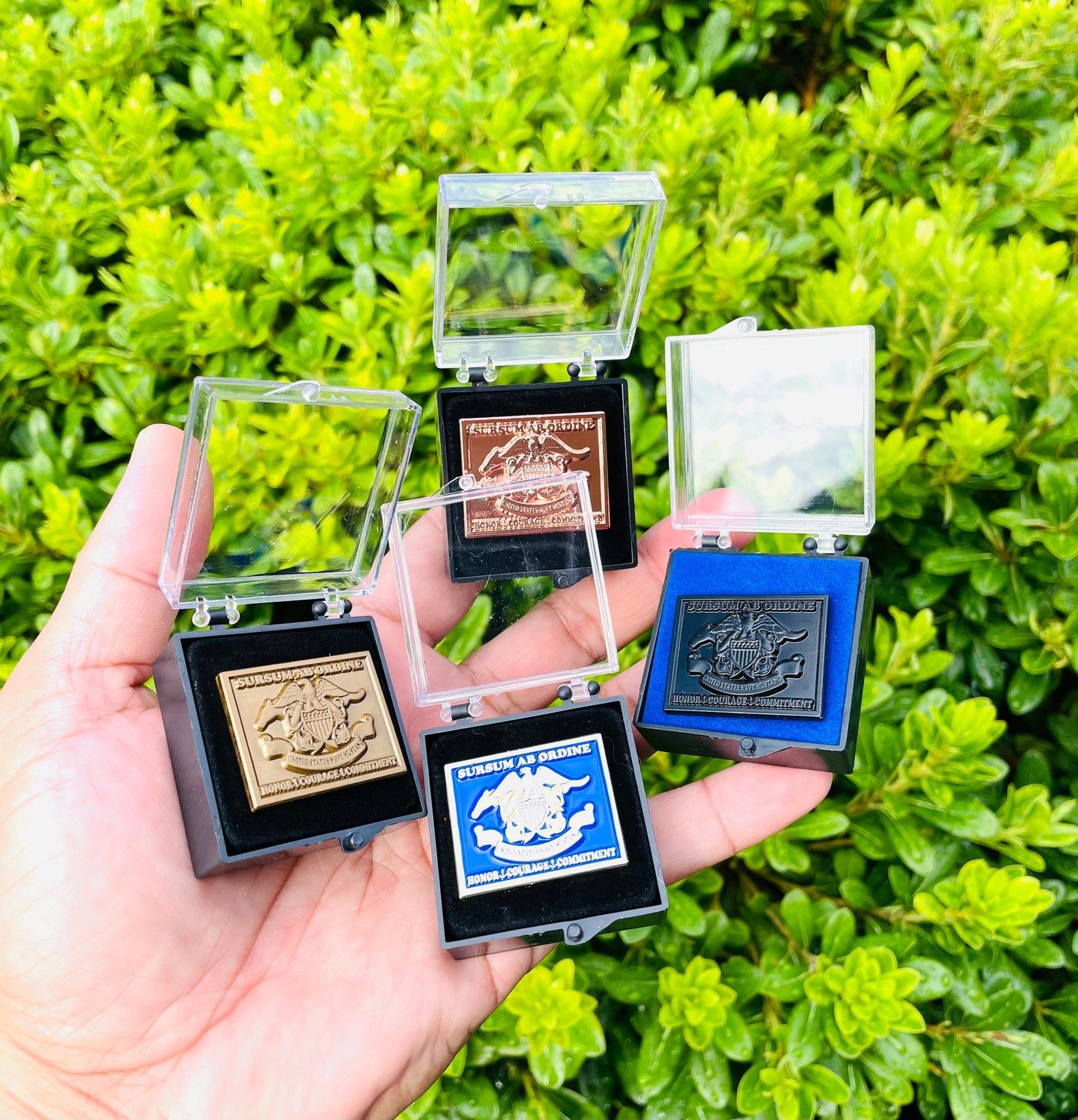 USN Mustang Lapel Pins