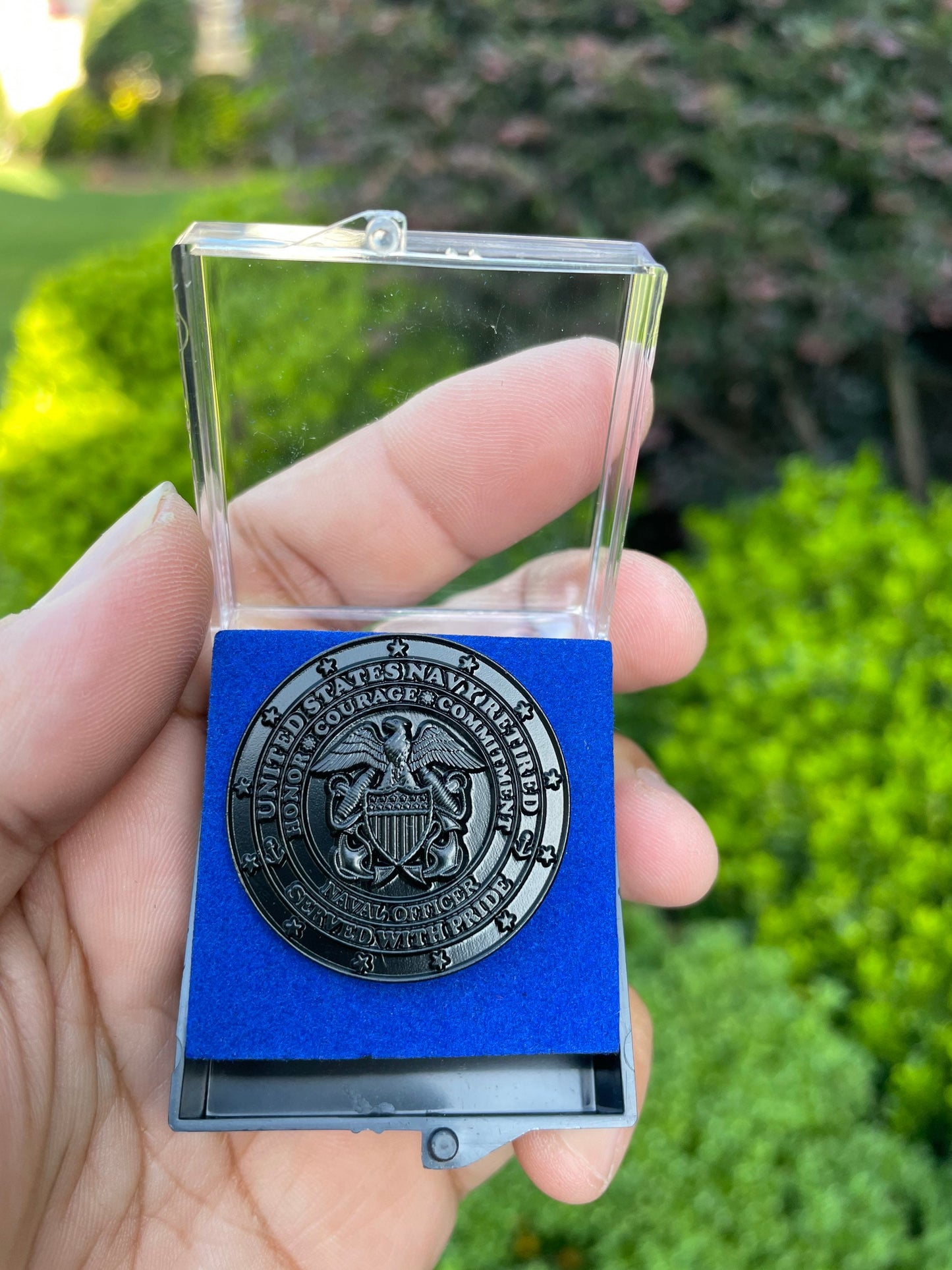 Retired US Naval Officer Lapel Pins