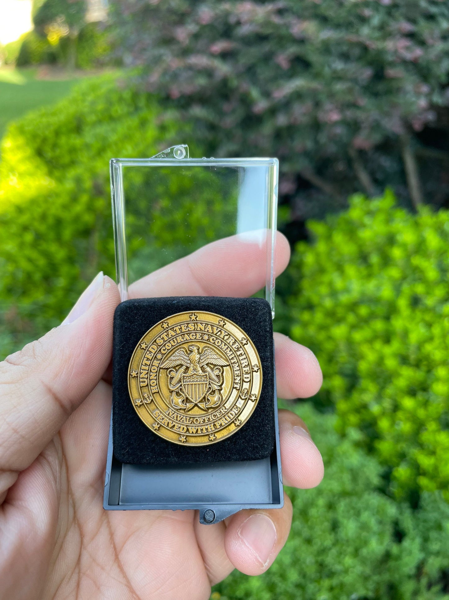Retired US Naval Officer Lapel Pins