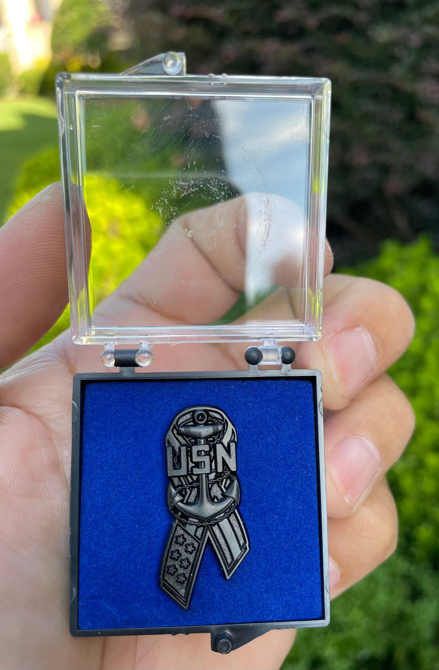 USN CPO Ribbon Style Lapel Pins