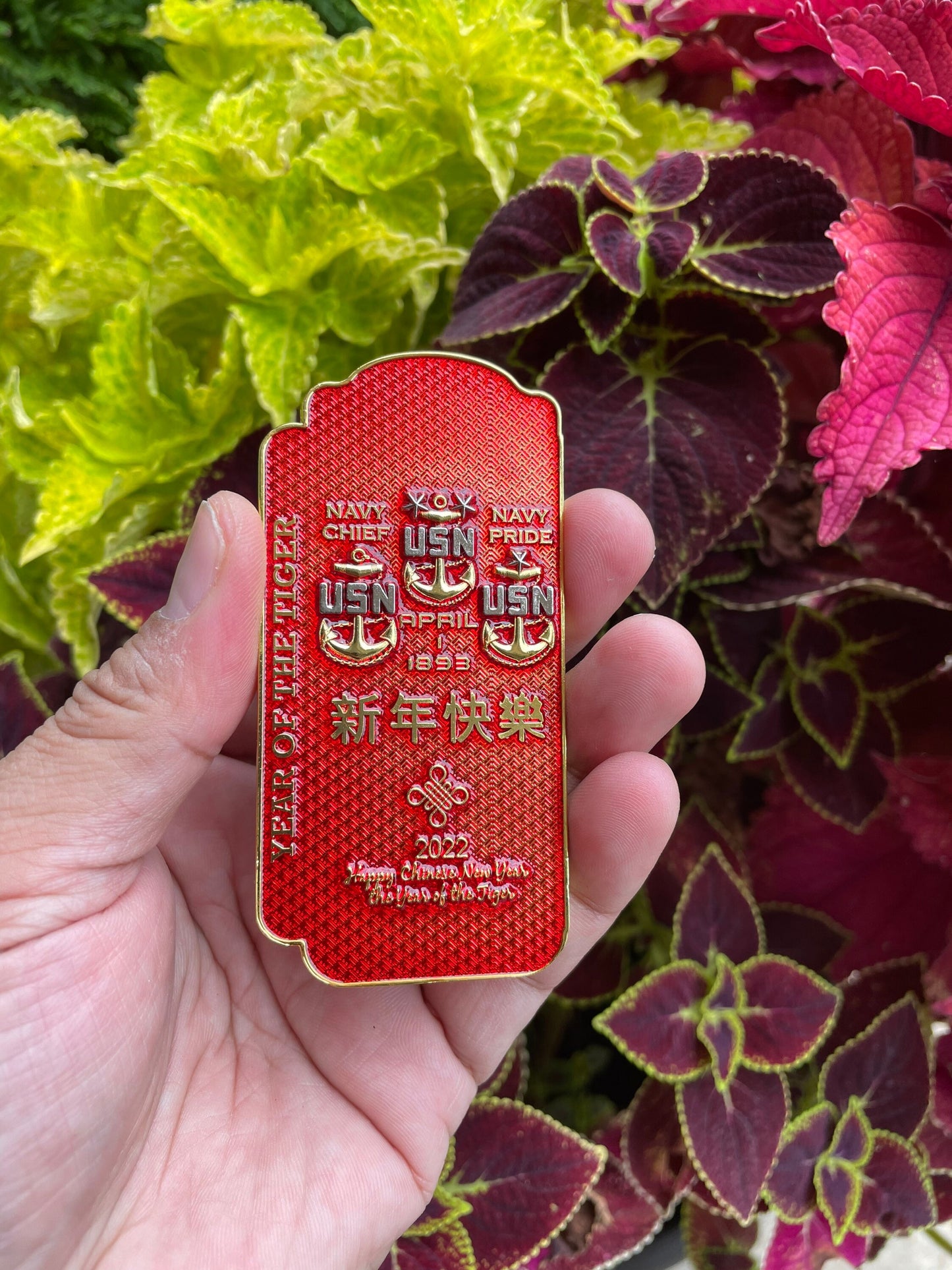 Chinese New Year 2022 Year of the Tiger Challenge Coins