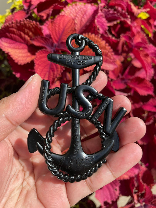 USN Class 129 FY 23 Black Heritage Anchor Coin