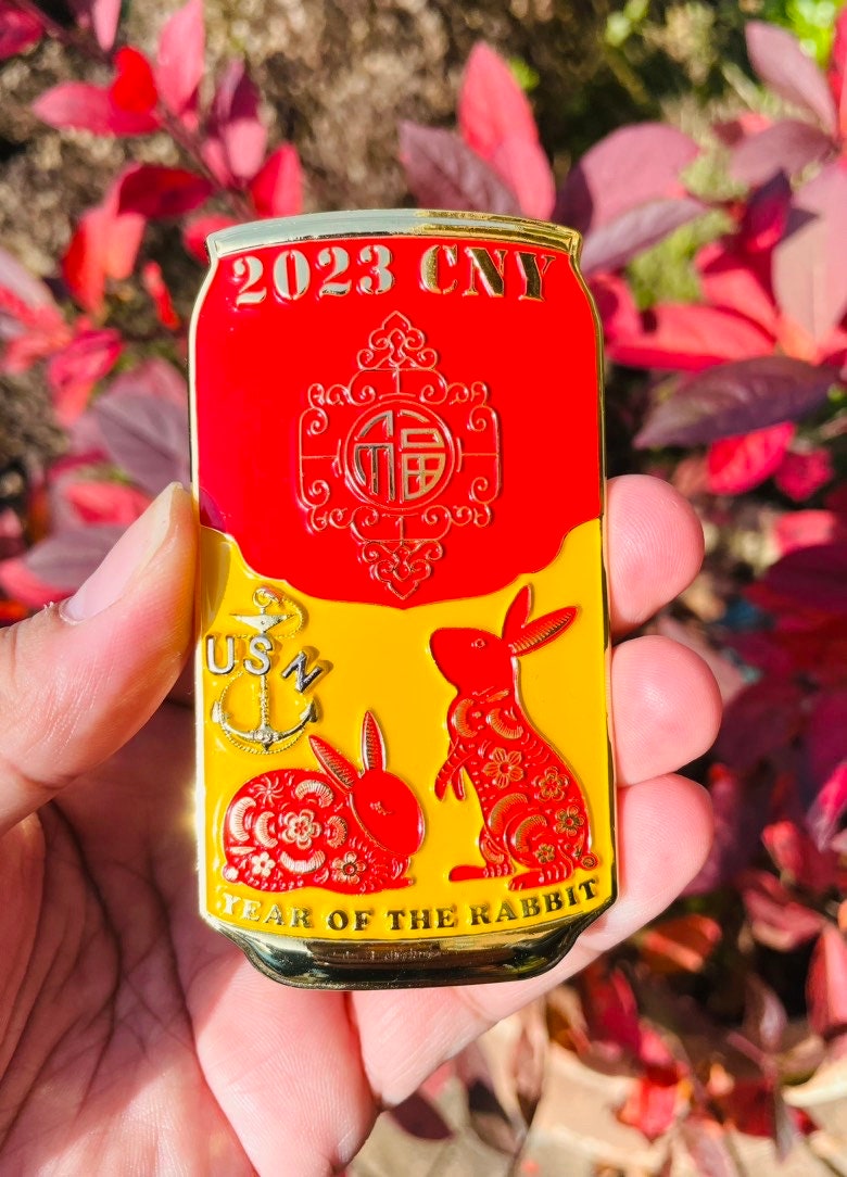 Chinese New Year 2023 Year of the Rabbit Challenge Coins