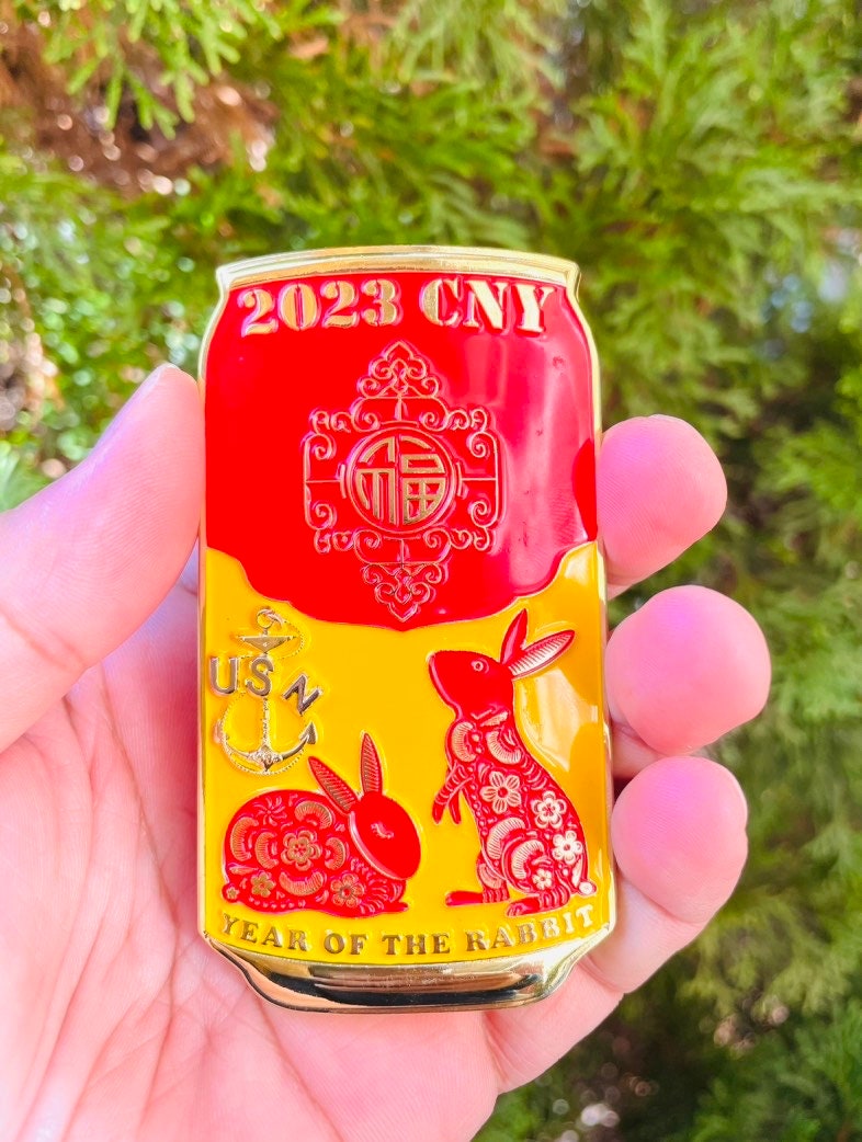 Chinese New Year 2023 Year of the Rabbit Challenge Coins