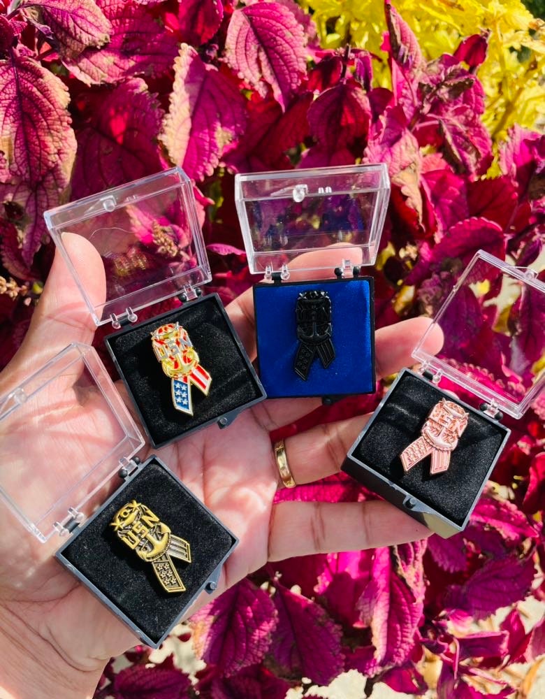 USN MCPO Ribbon Style Lapel Pins