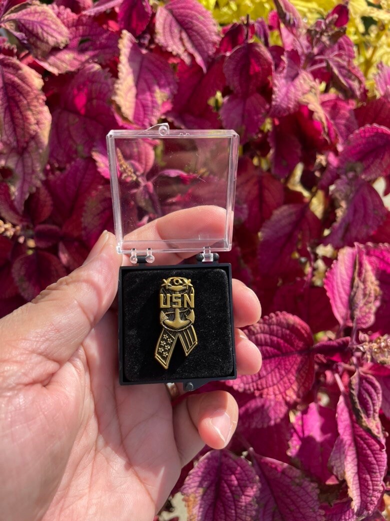 USN MCPO Ribbon Style Lapel Pins