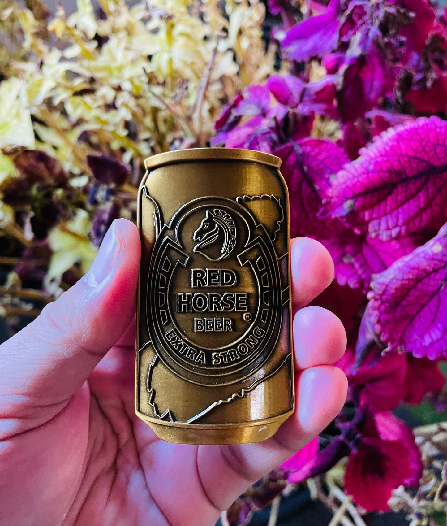 Red Horse Challenge Coin