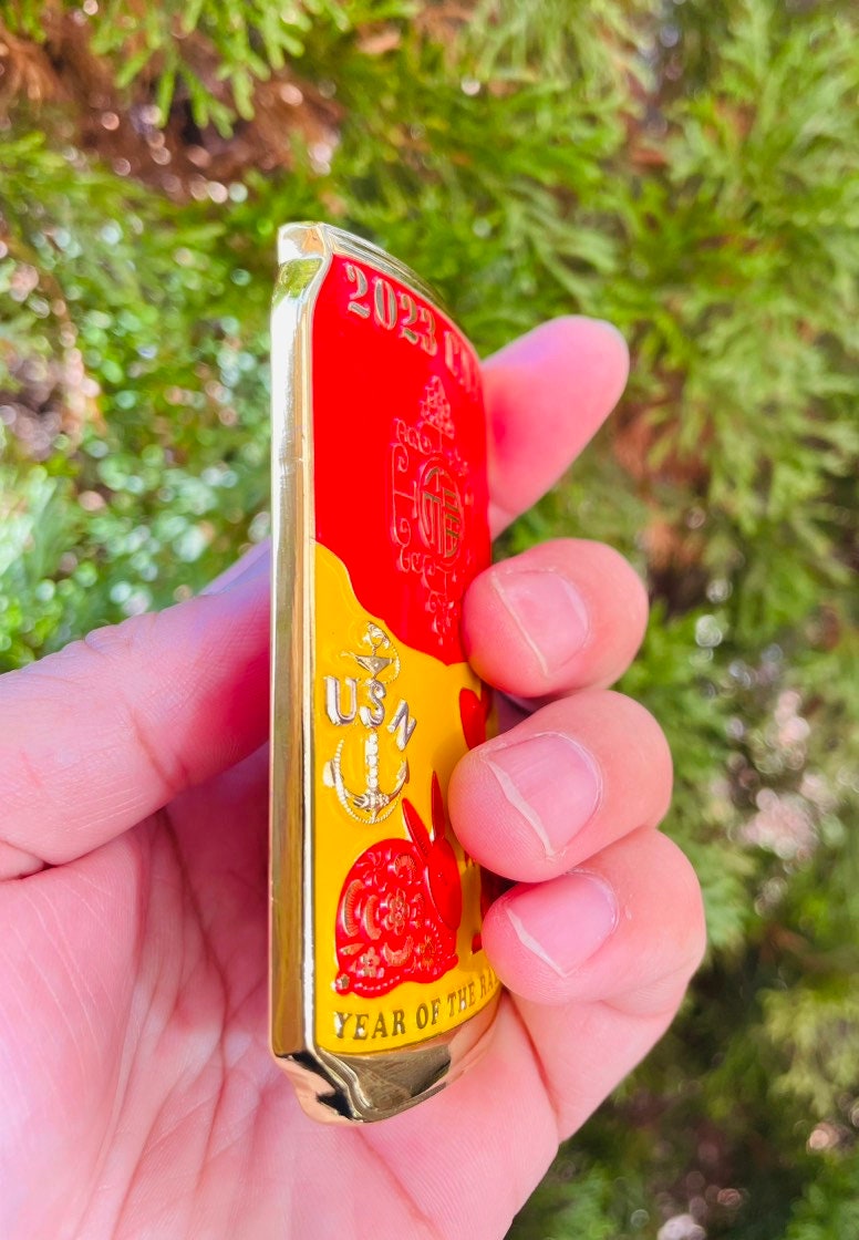 Chinese New Year 2023 Year of the Rabbit Challenge Coins